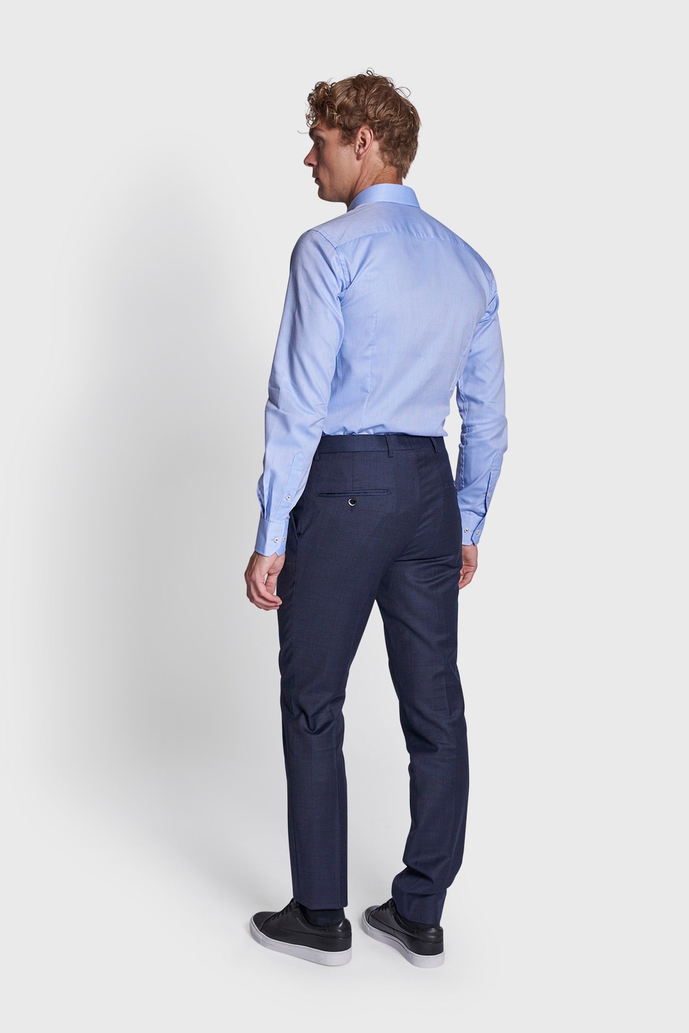 BS Josty Slim Fit Kostymset - Marinblå
