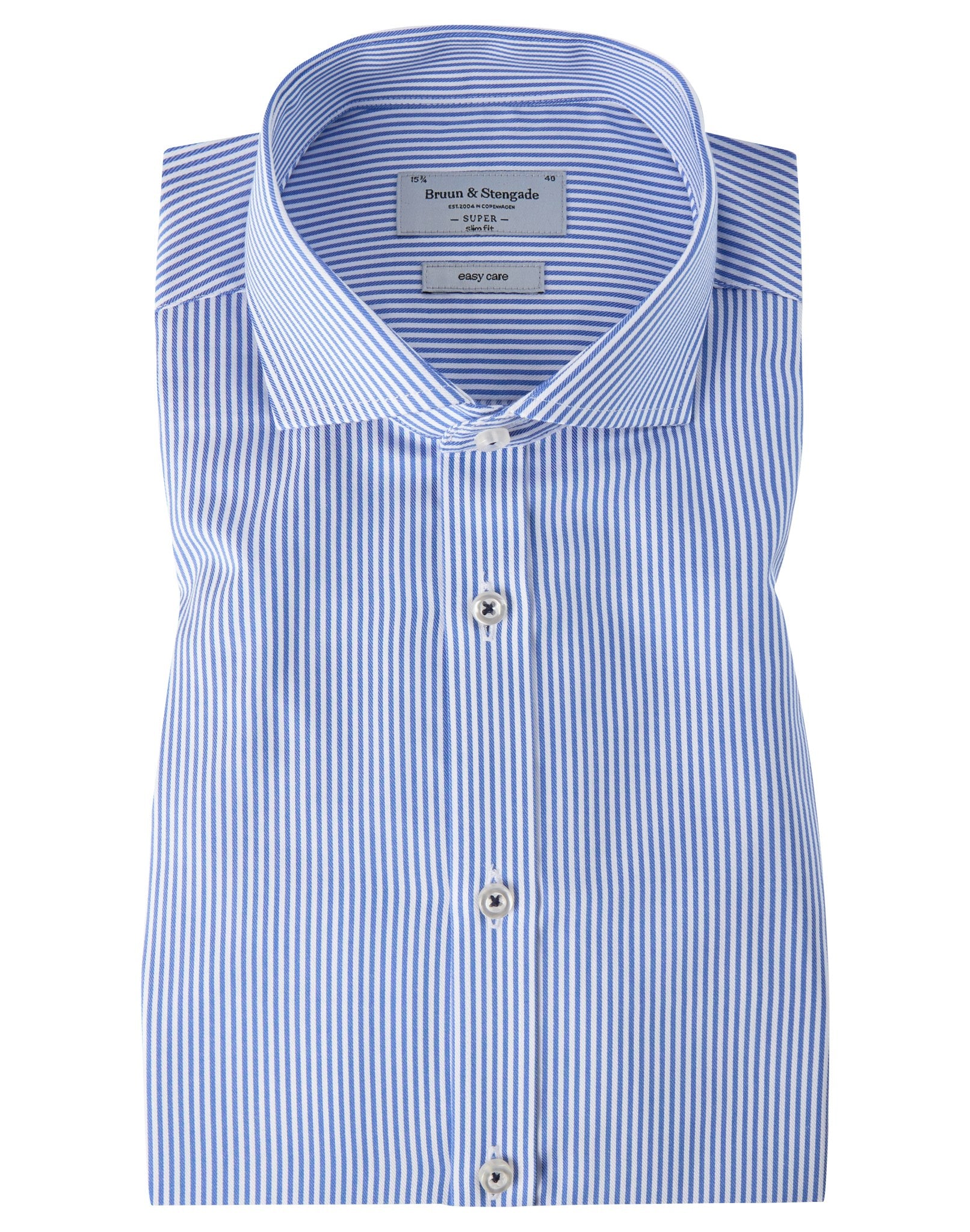 BS Kenor Super Slim Fit Skjorta - Blue