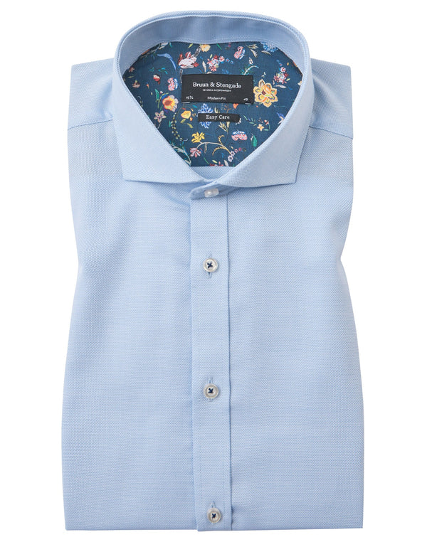 BS Kevin Modern Fit Skjorta - Light Blue