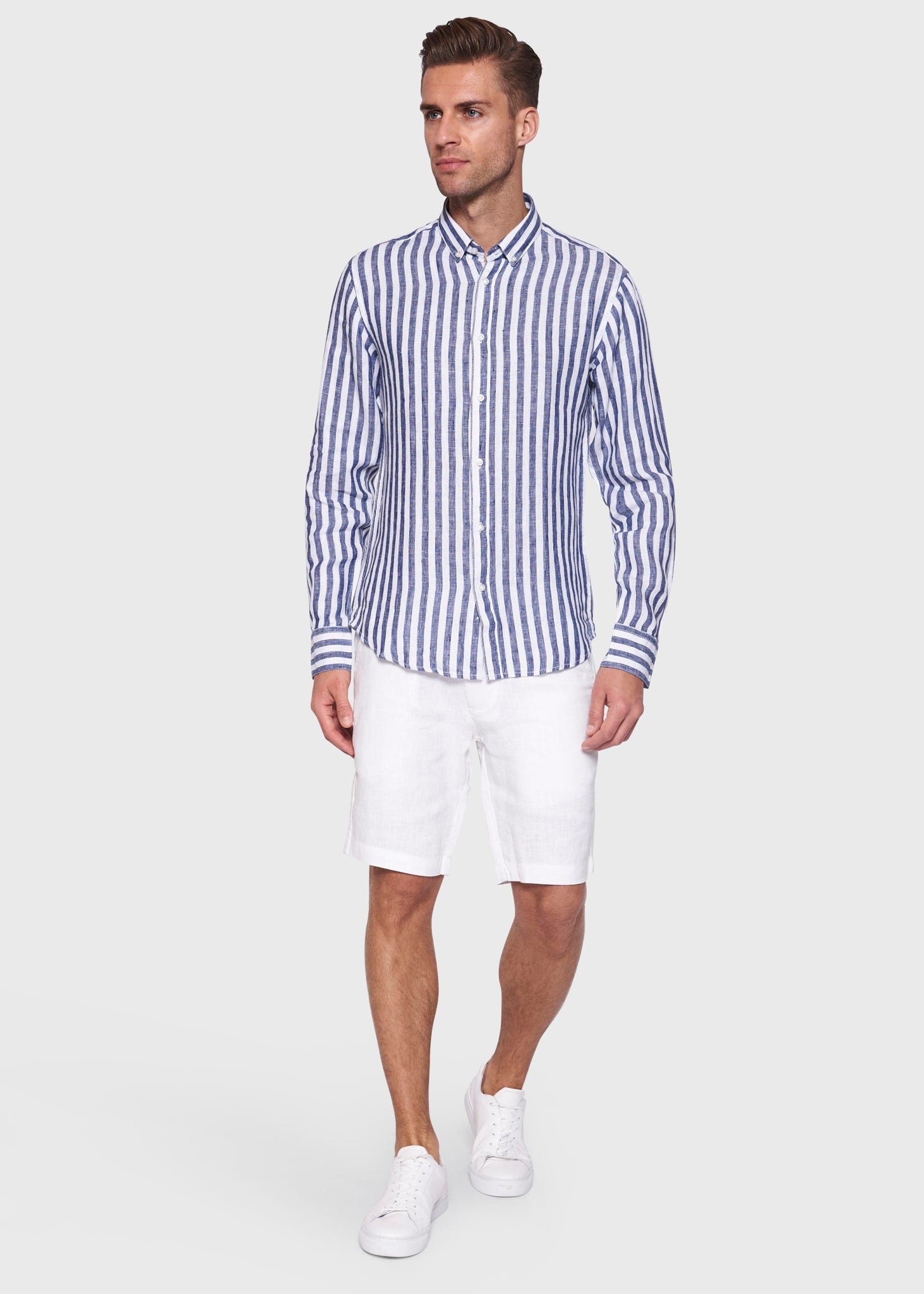 BS Kumamoto Modern Fit Skjorta - Navy