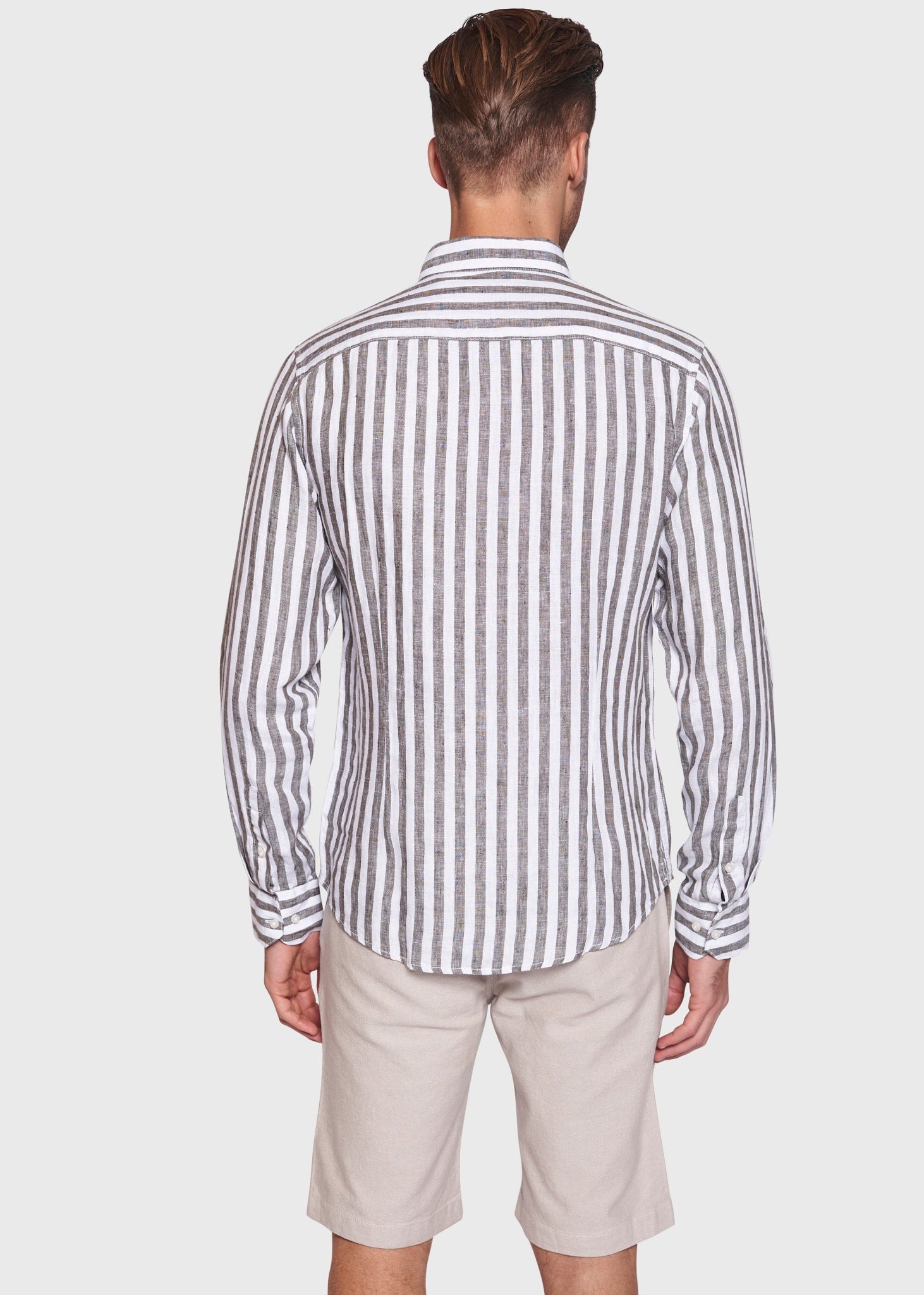 BS Kumamoto Slim Fit Skjorta - Army