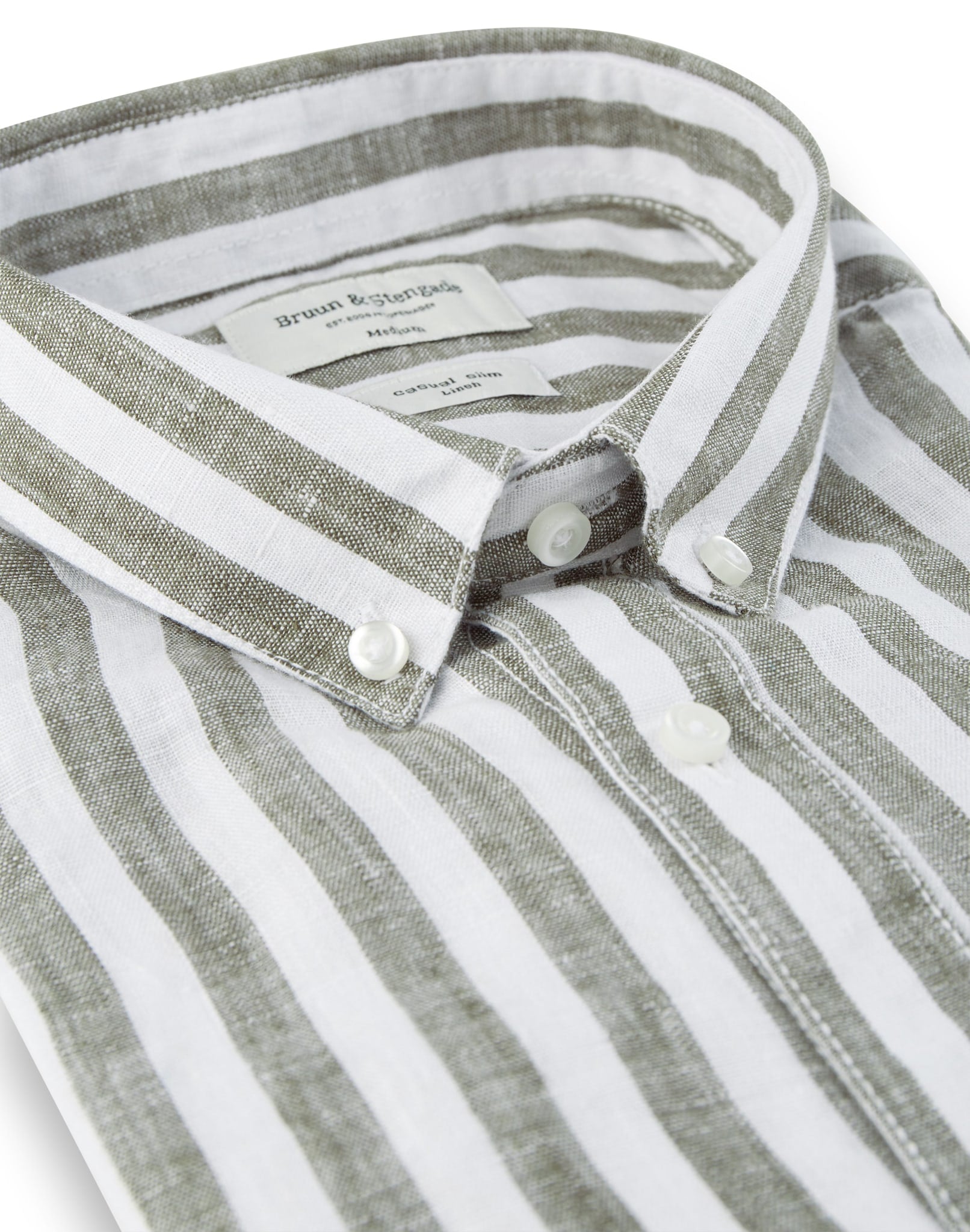 BS Kumamoto Slim Fit Skjorta - Army