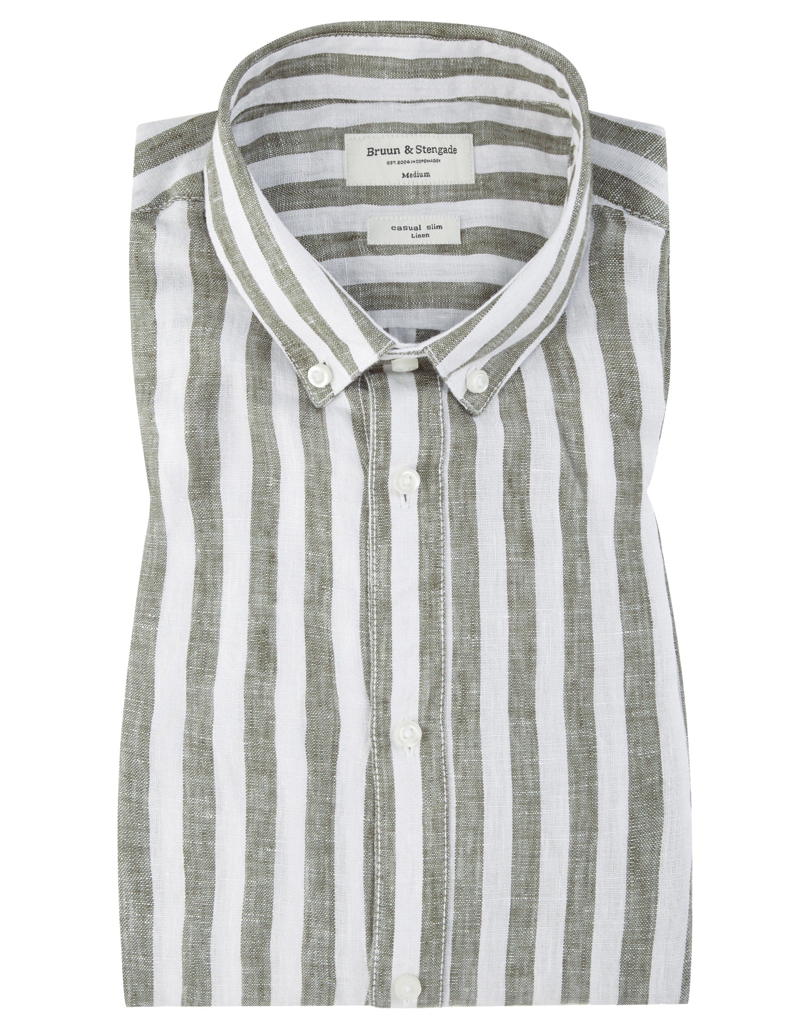 BS Kumamoto Slim Fit Skjorta - Army