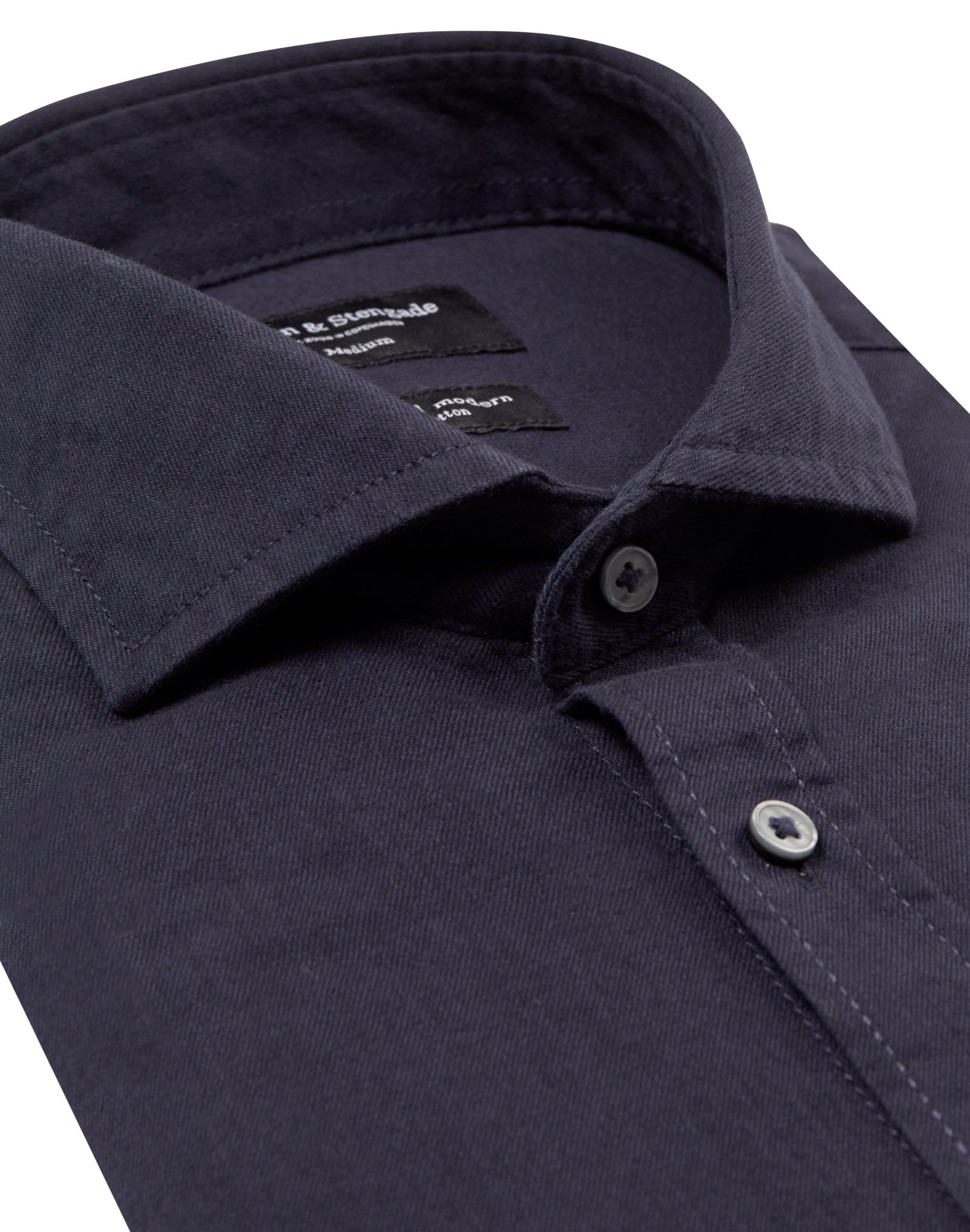 BS Lamin Casual Modern Fit Skjorta - Navy