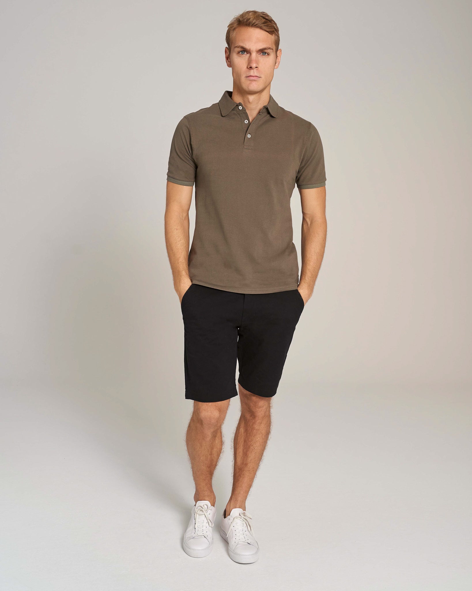 BS Lanai Regular Fit Pikétröja - Army