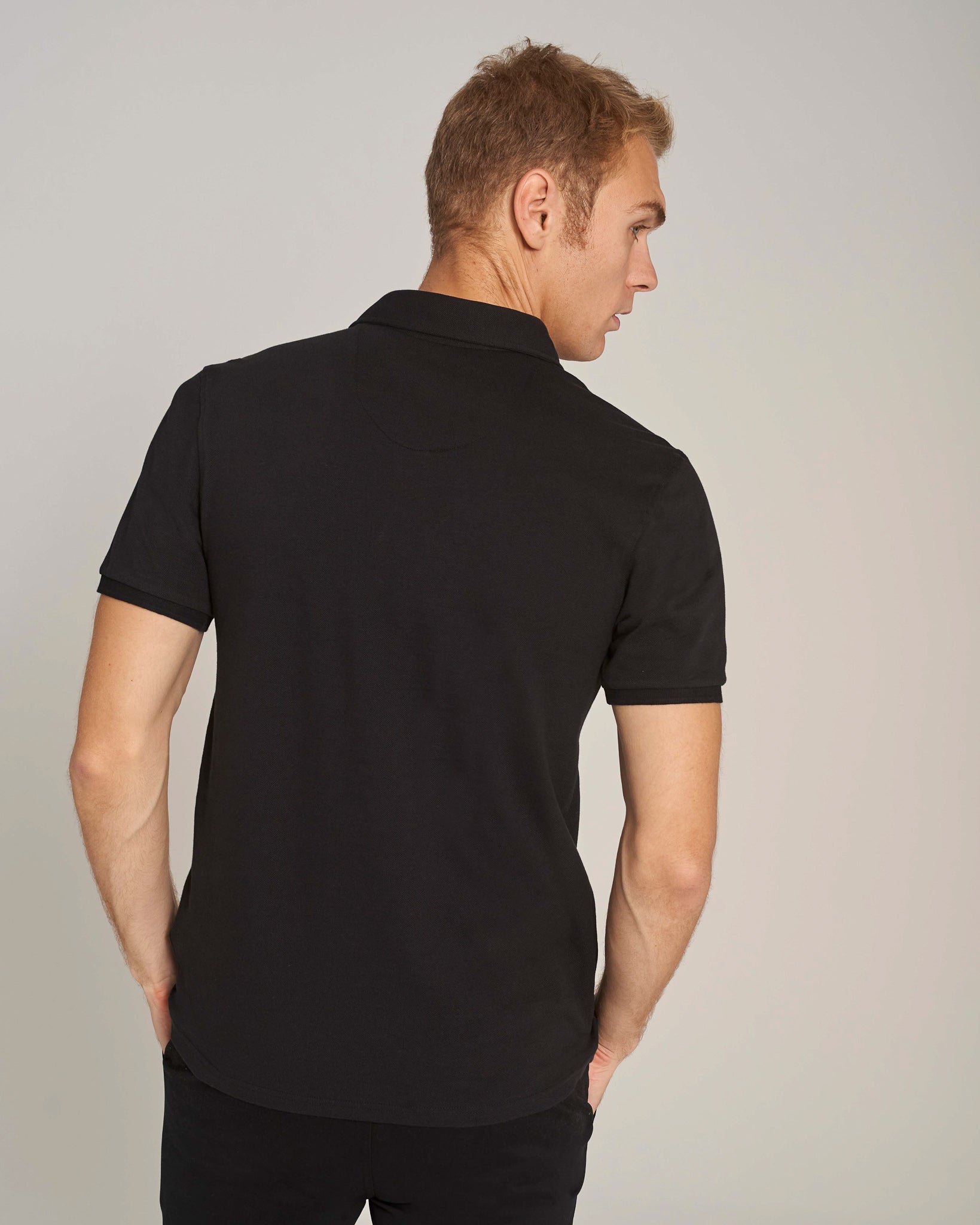 BS Lanai Regular Fit Pikétröja - Svart