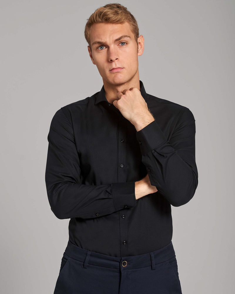 BS Leonardo Slim Fit Skjorta - Black