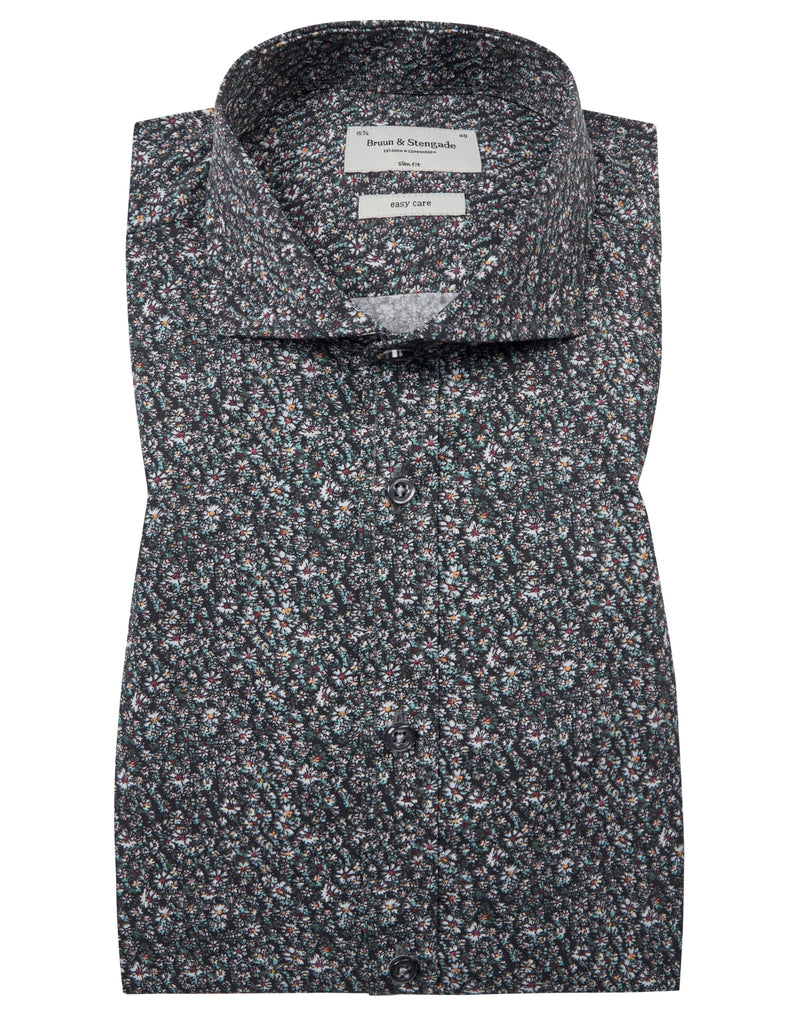 BS Lorenzo Slim Fit Skjorta - Dark Green