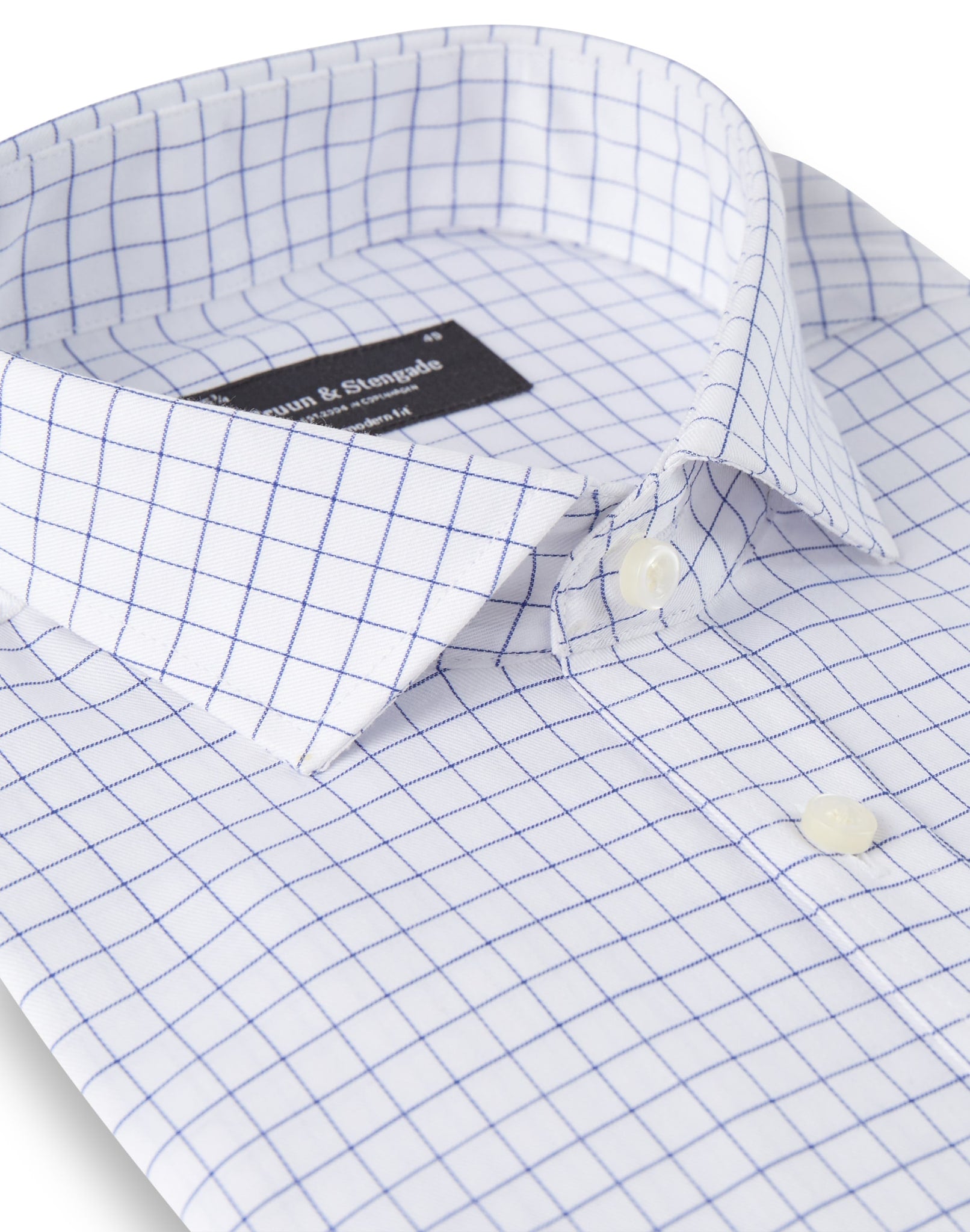 BS Maple Modern Fit Skjorta - White