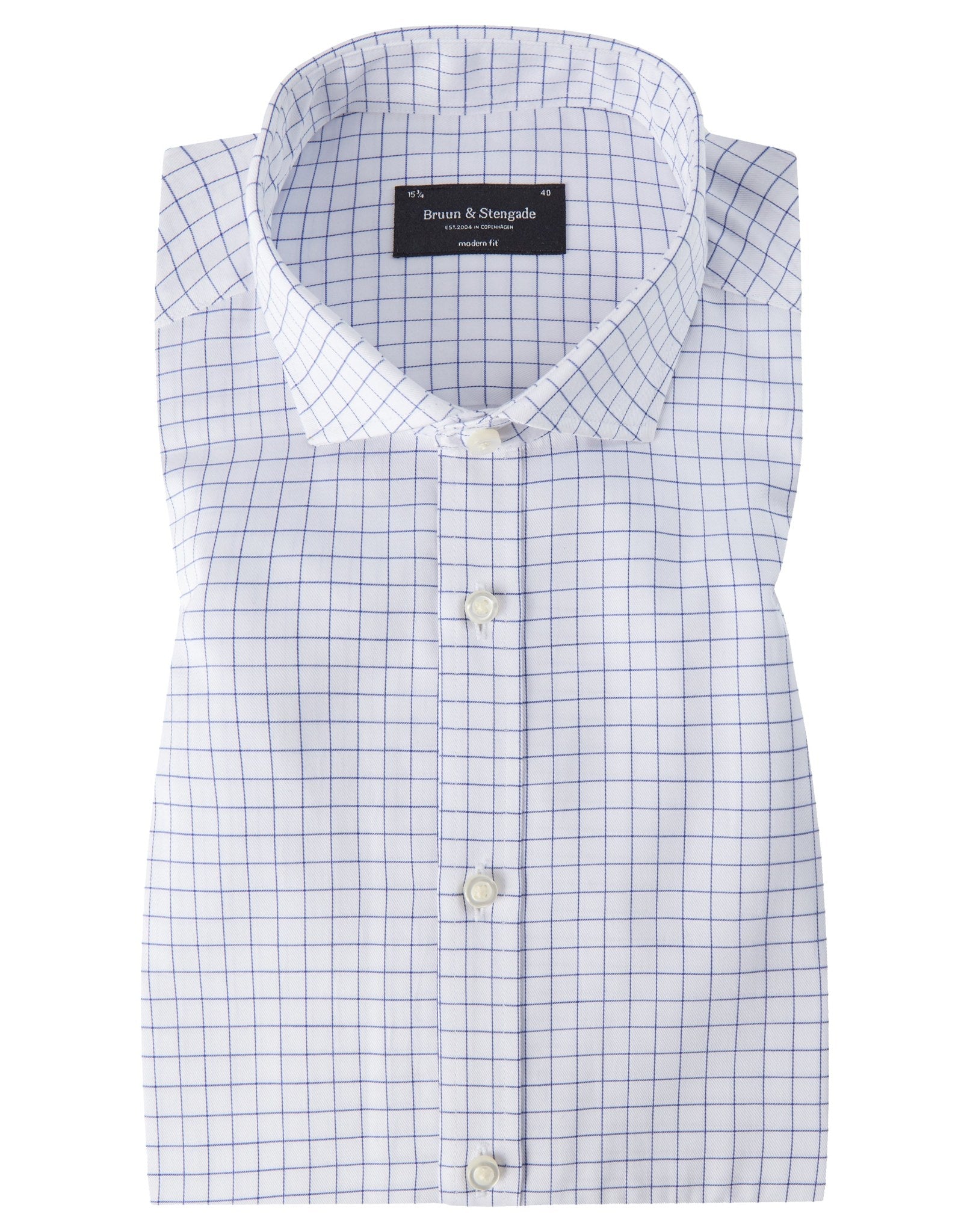 BS Maple Modern Fit Skjorta - White