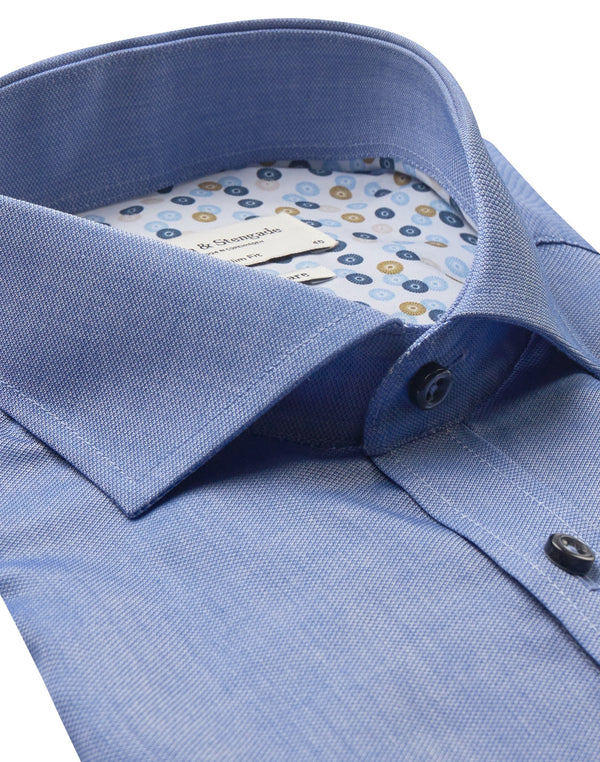 BS Matthaus Slim Fit Skjorta - Blue