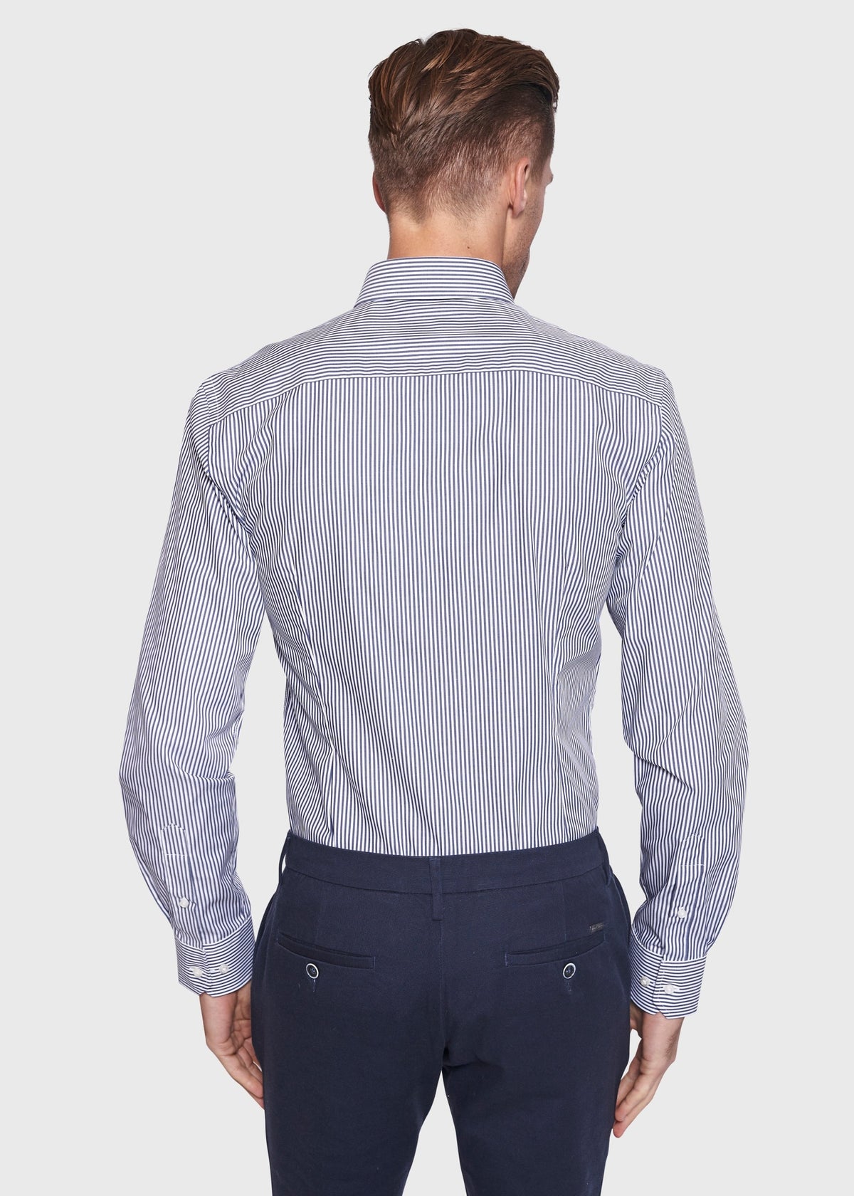 BS Matthew Slim Fit Skjorta Mörkblå - Dark Blue