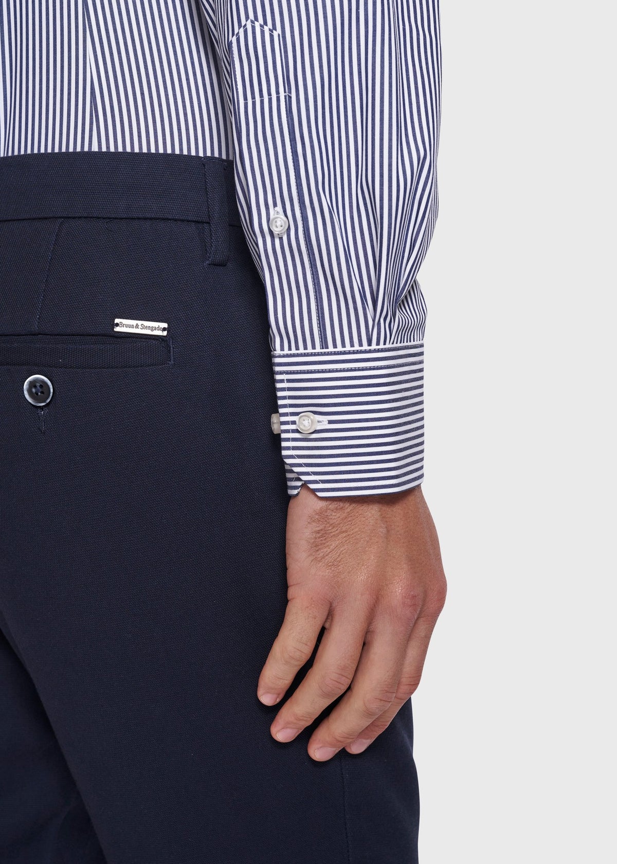 BS Matthew Slim Fit Skjorta Mörkblå - Dark Blue