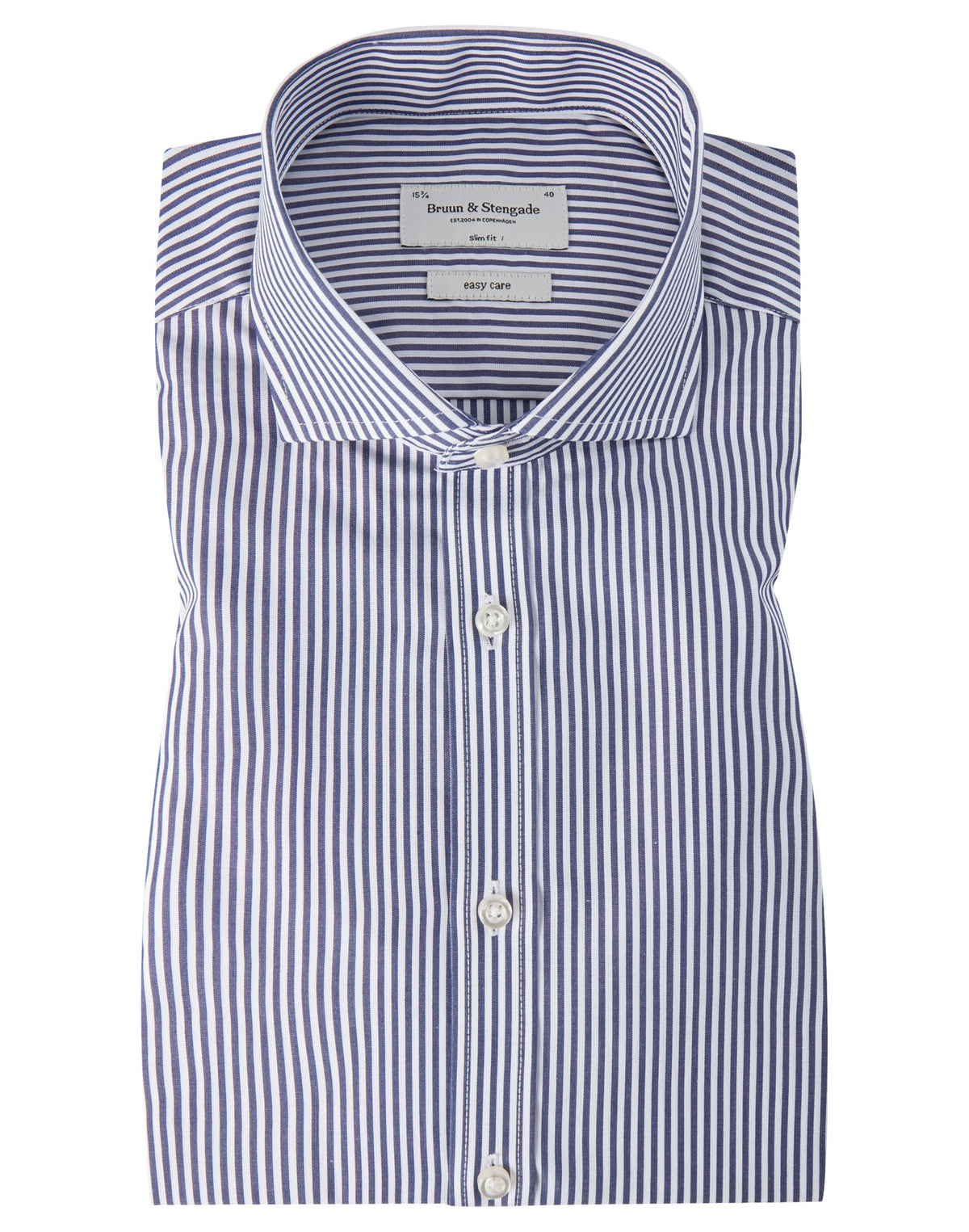 BS Matthew Slim Fit Skjorta Mörkblå - Dark Blue