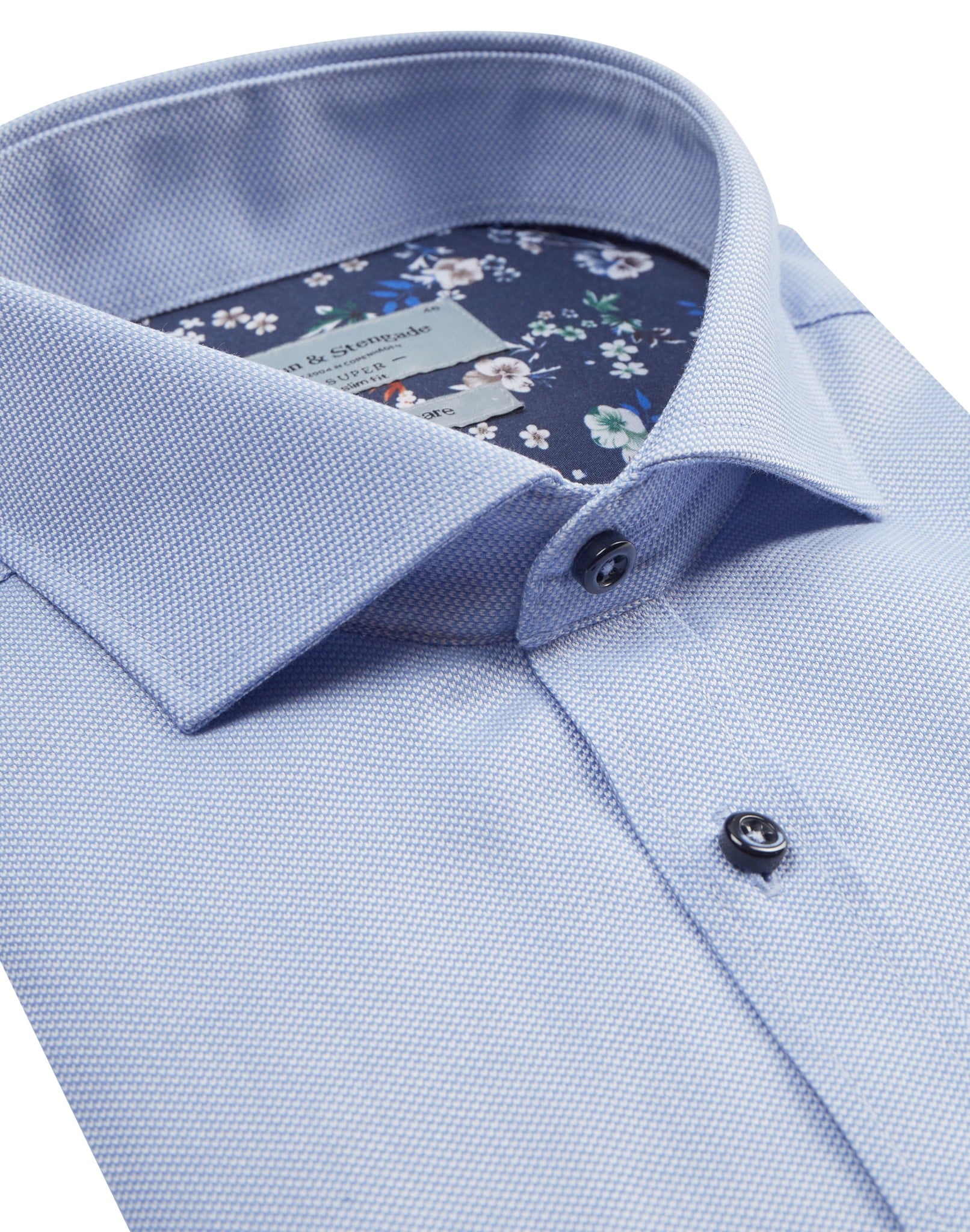 BS Morelo Super Slim Fit Skjorta - Blå