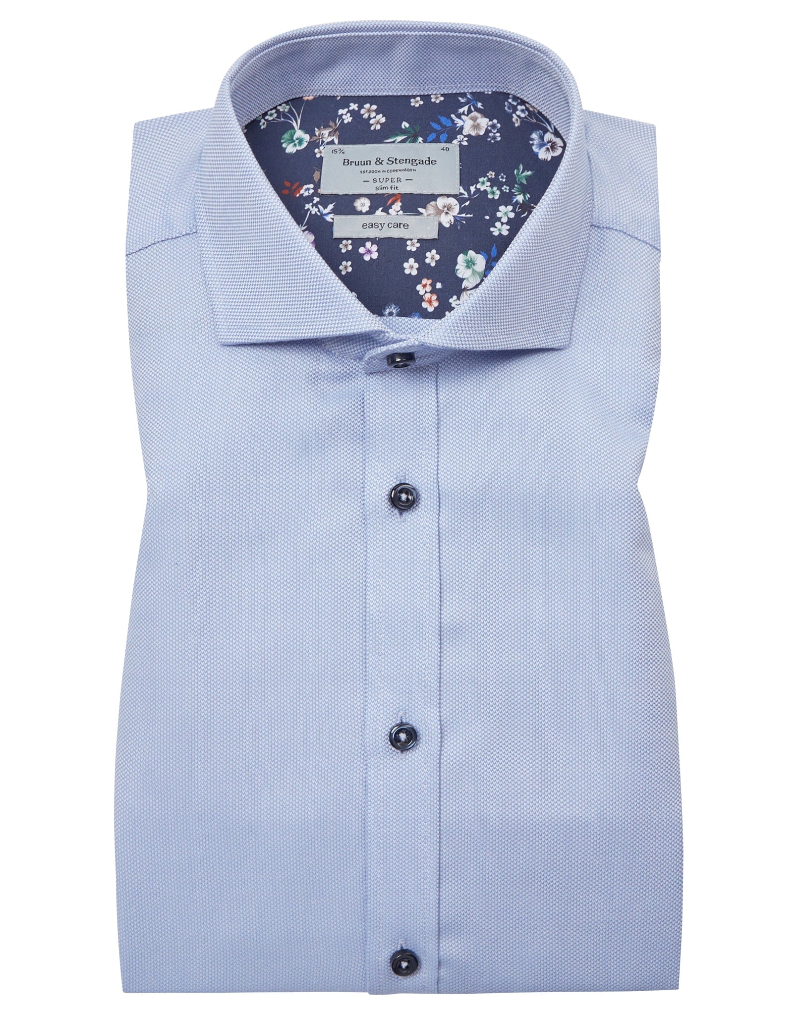 BS Morelo Super Slim Fit Skjorta - Blå