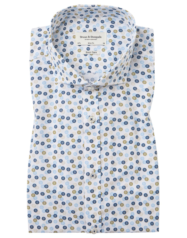 BS Nedved Slim Fit Skjorta - White