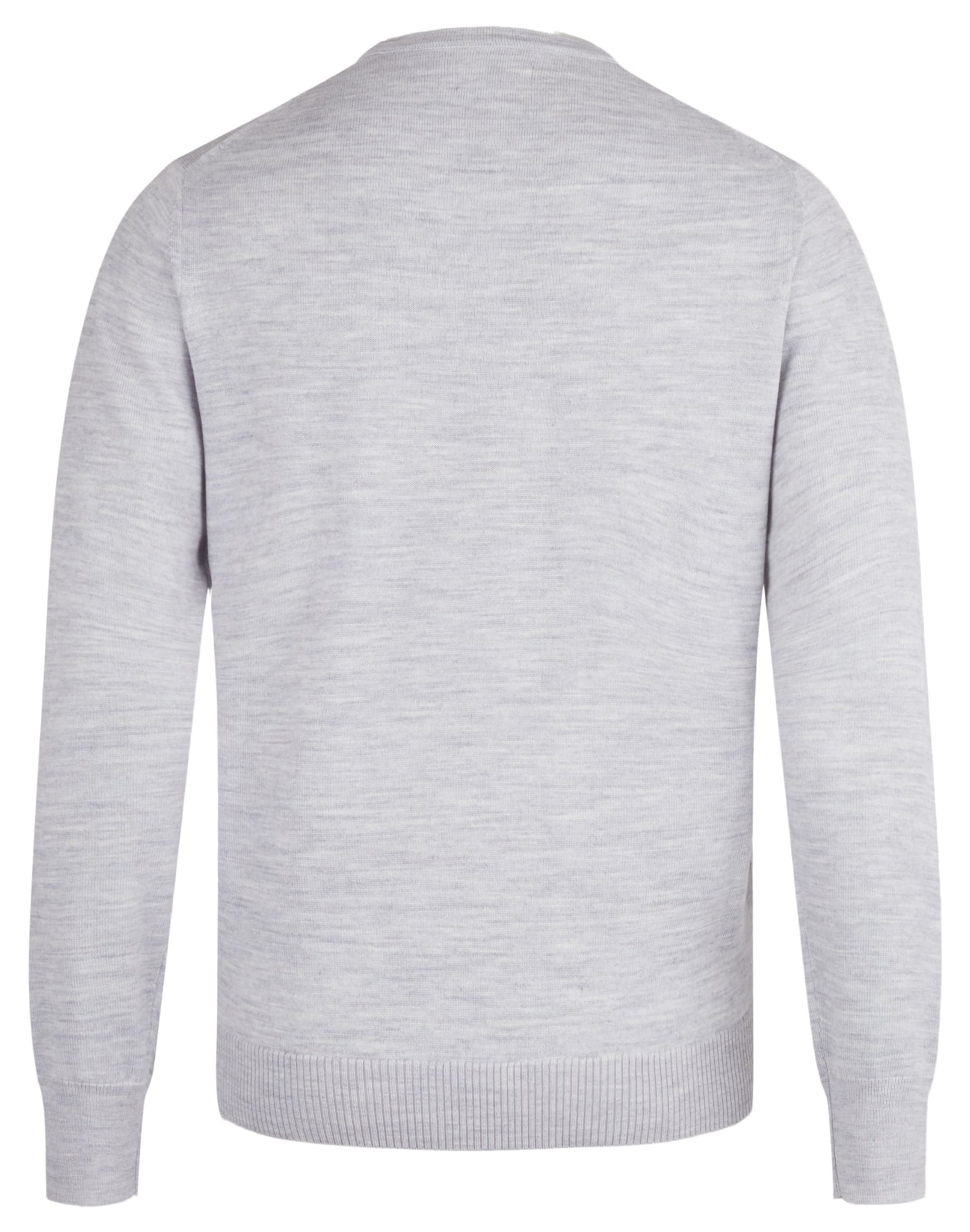 BS Neptune Regular Fit Stickad Tröja - Ljusgrå