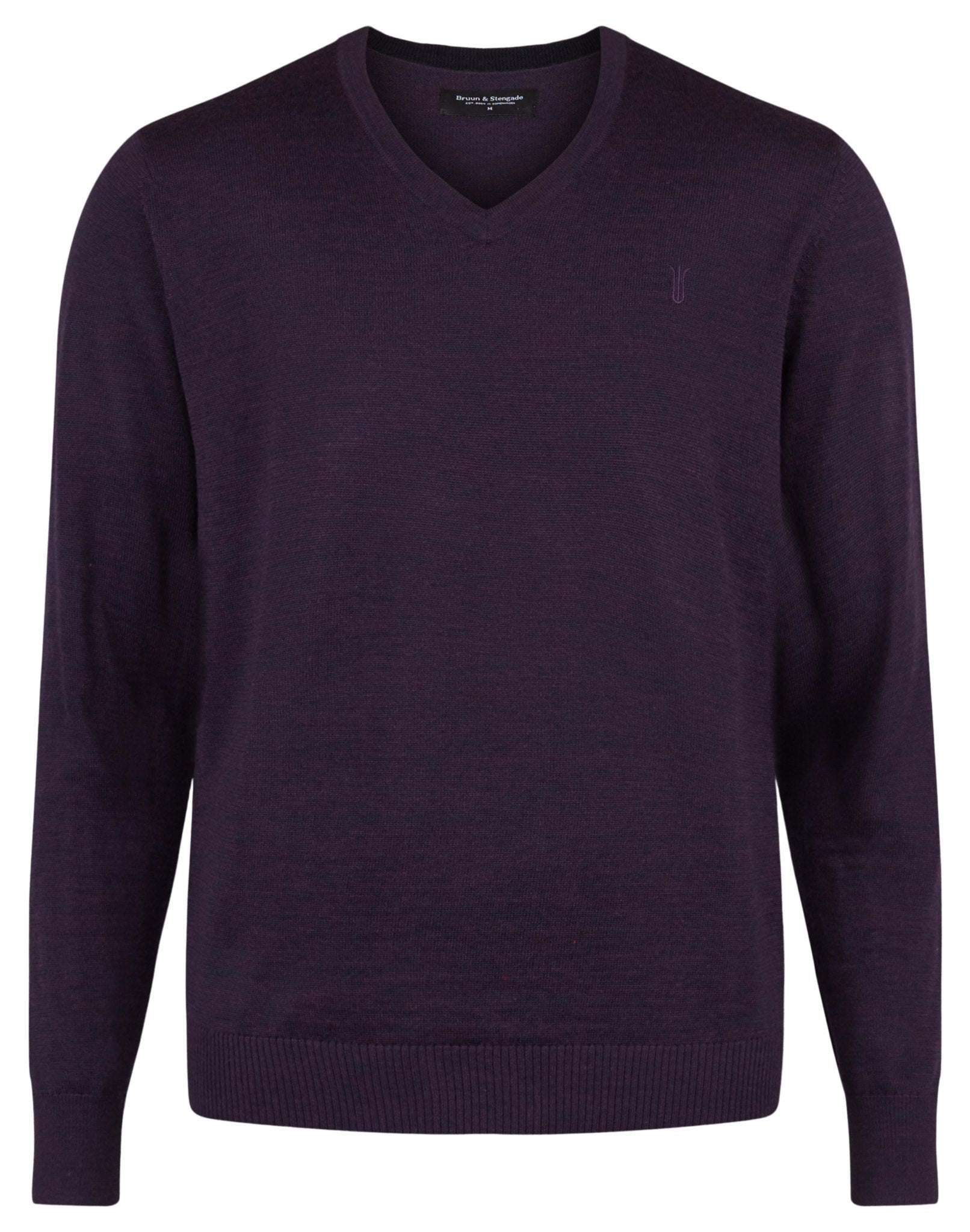 BS Neptune Regular Fit Stickad tröja - Blackberry