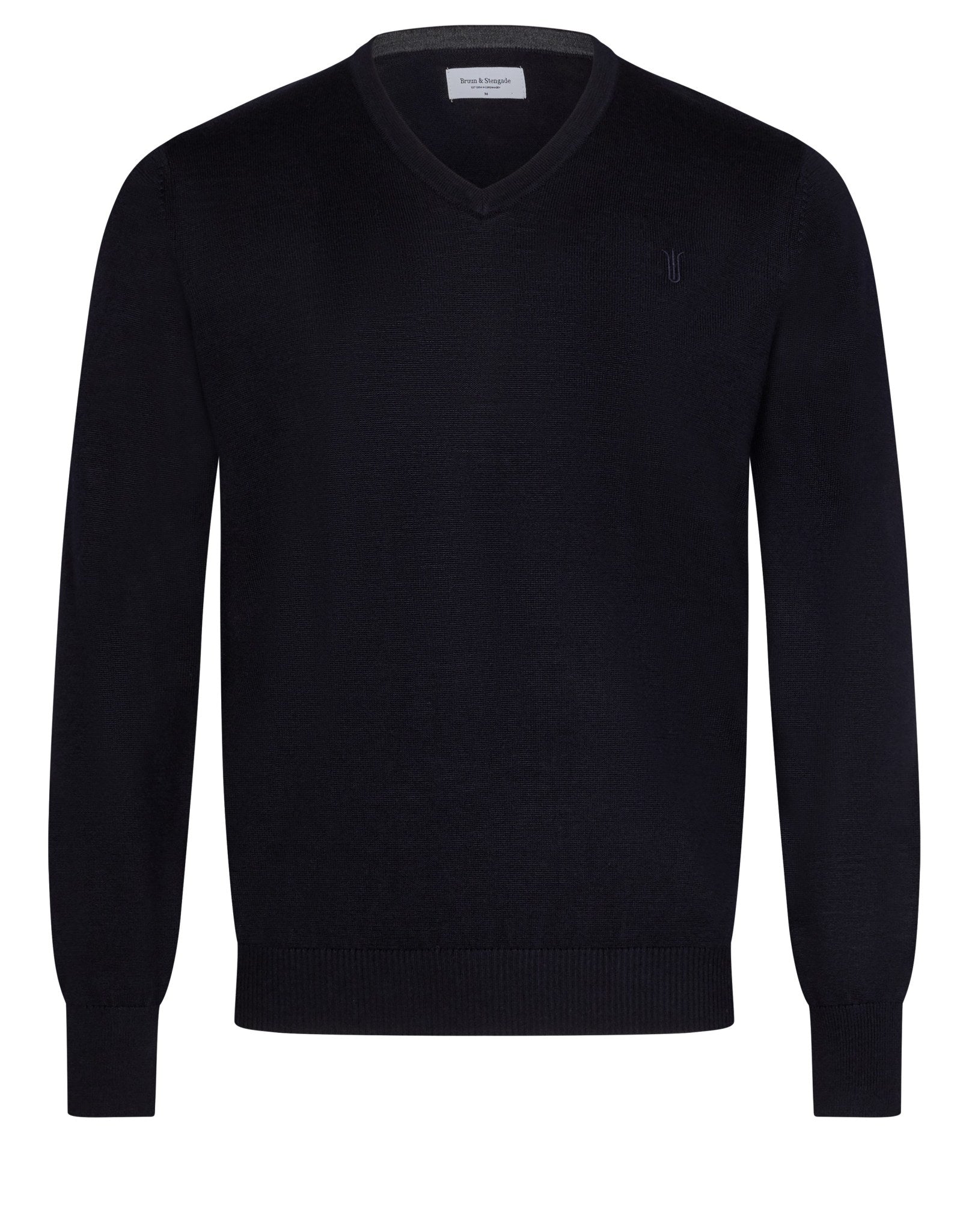 BS Neptune Regular Fit Stickad Tröja - Marinblå