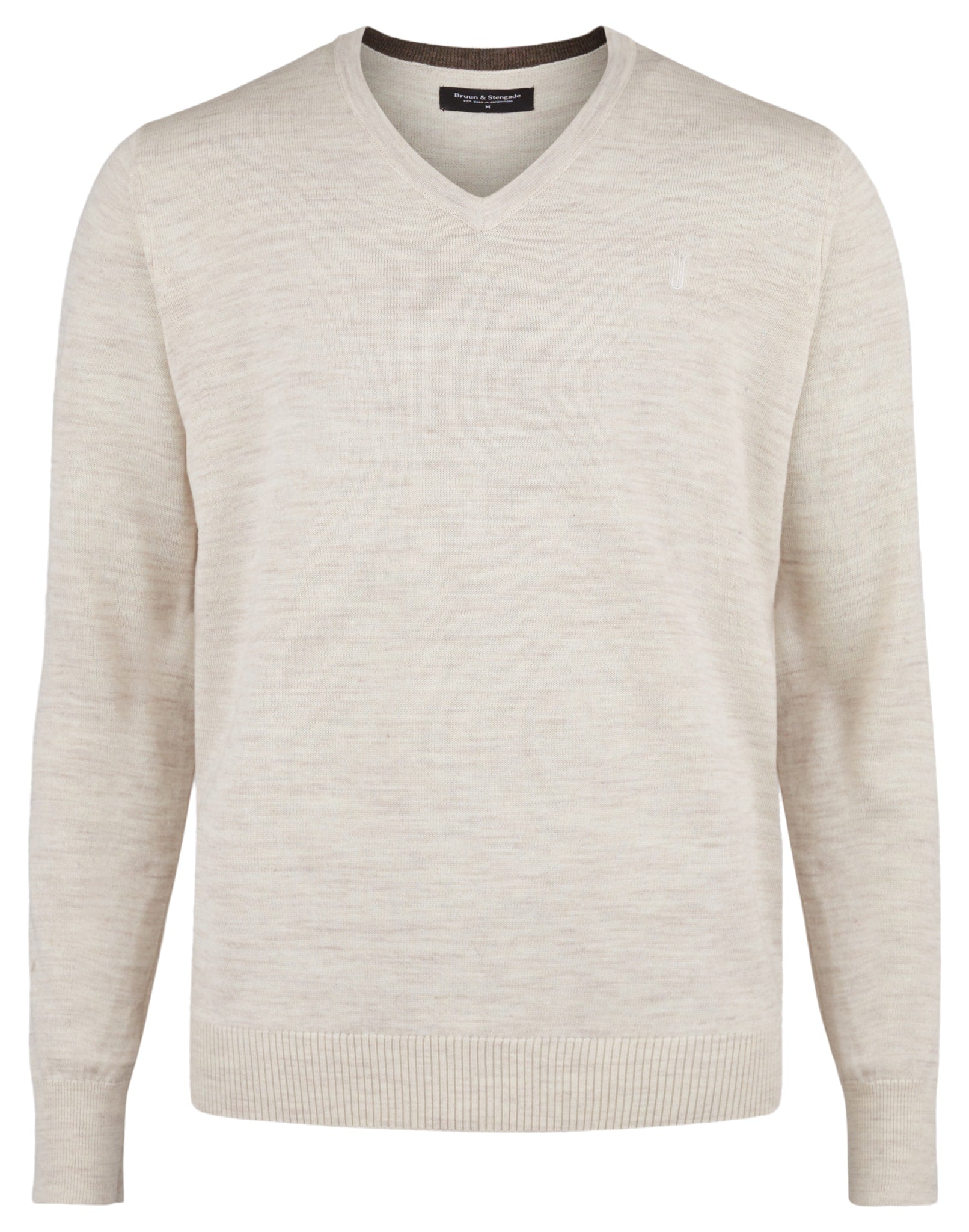 BS Neptune Regular Fit Stickad Tröja - Sand