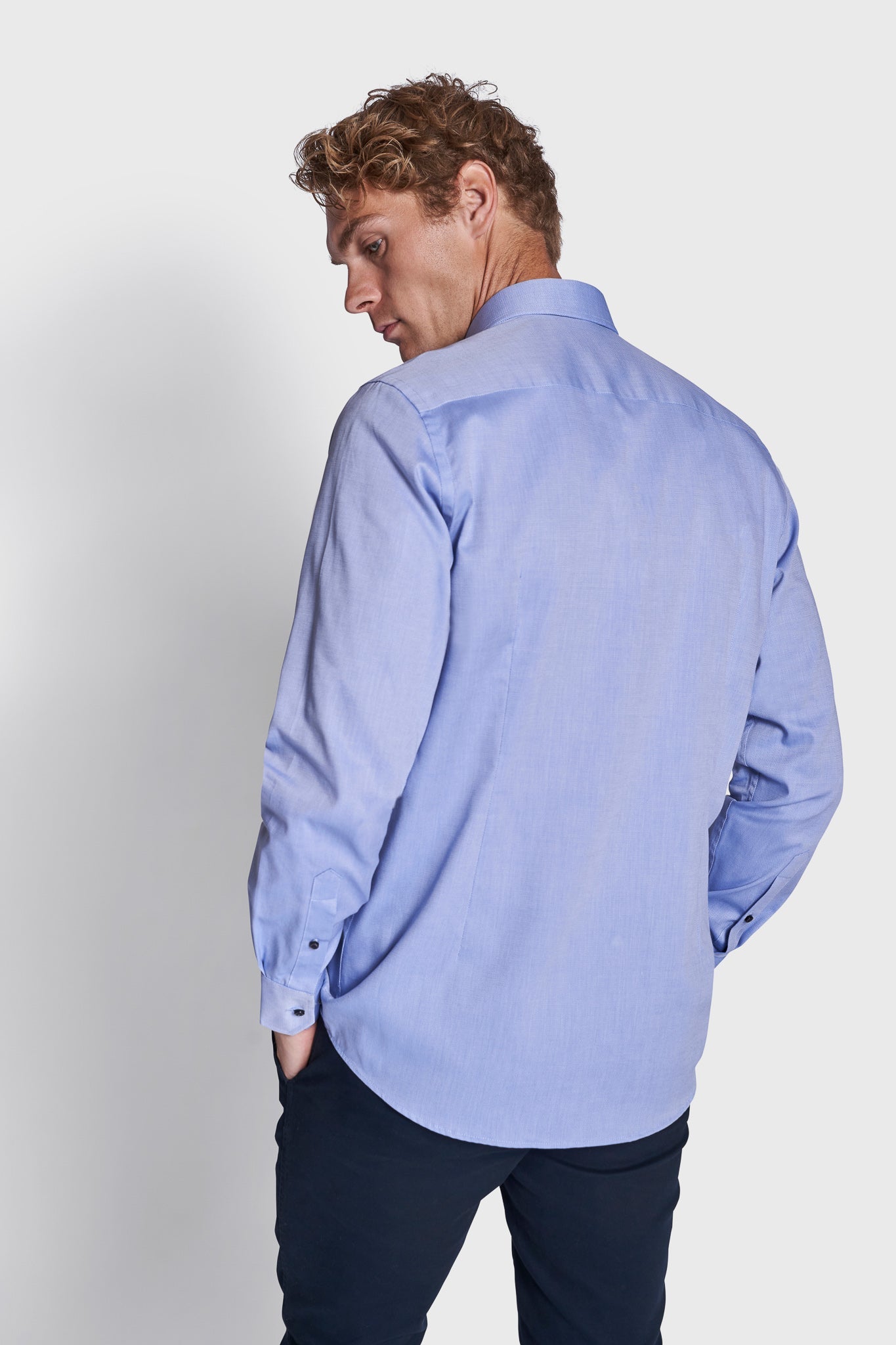 BS Origi Modern Fit Skjorta - Blue