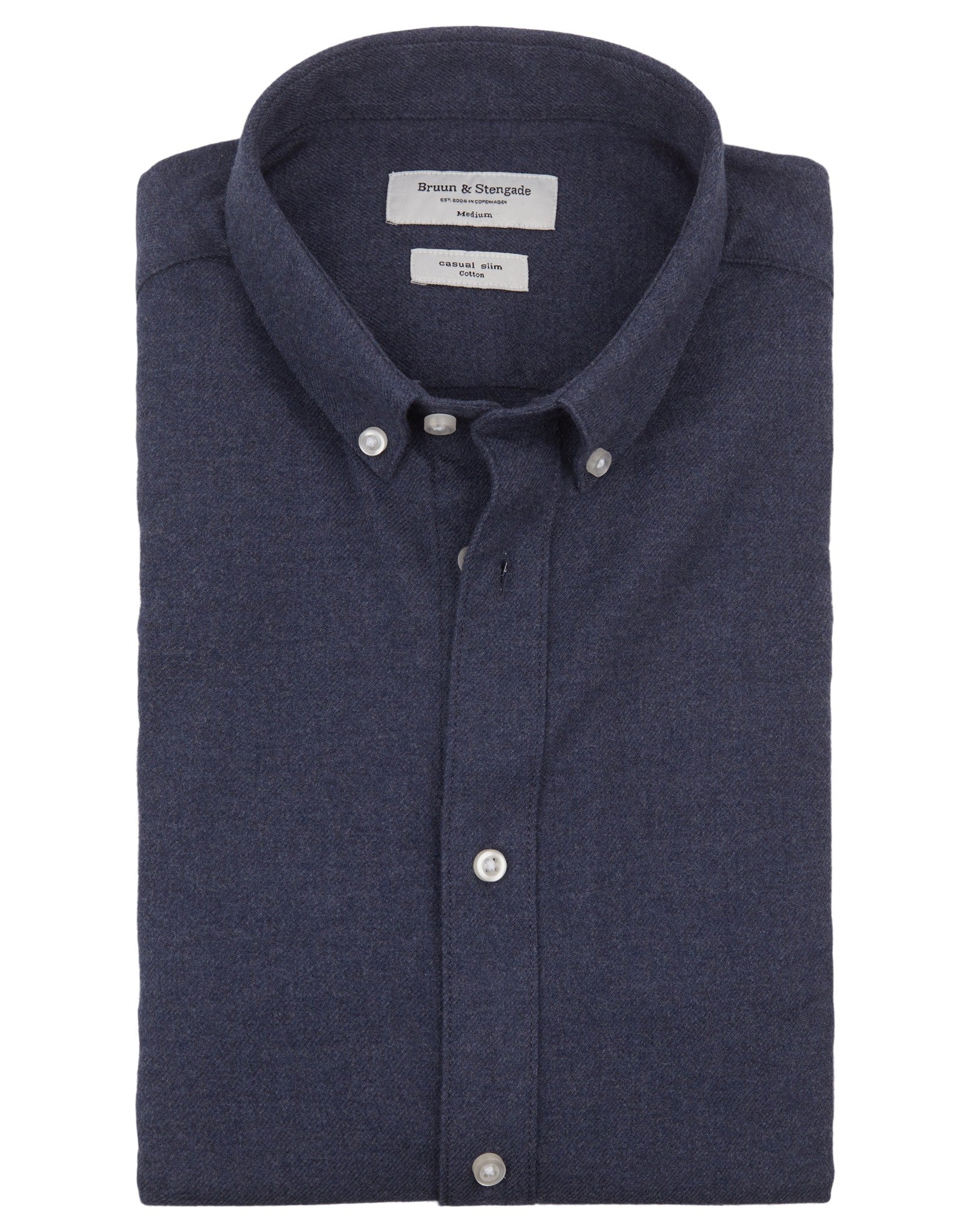 BS Osaka Slim Fit Skjorta - Blå