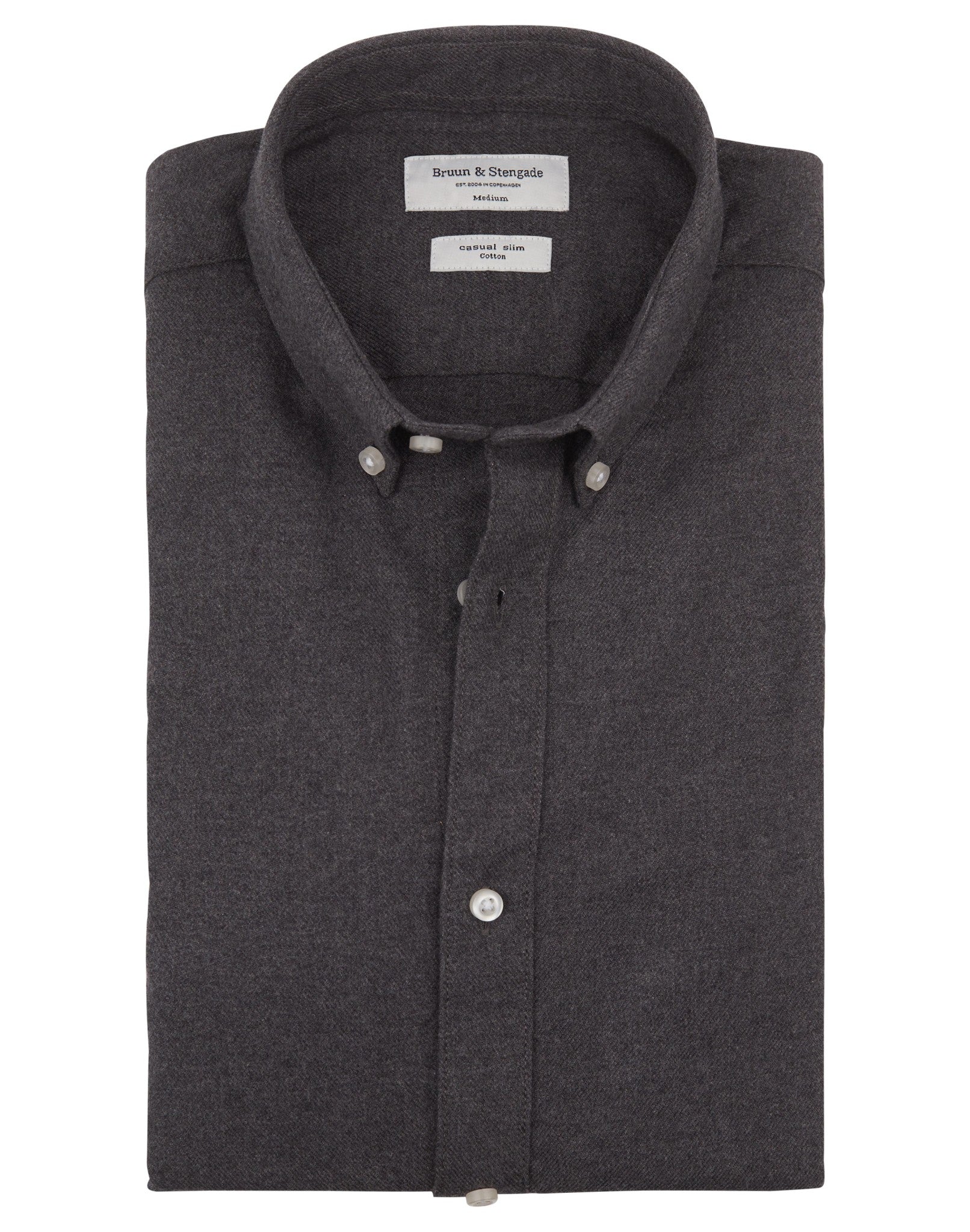 BS Osaka Slim Fit Skjorta - Grey