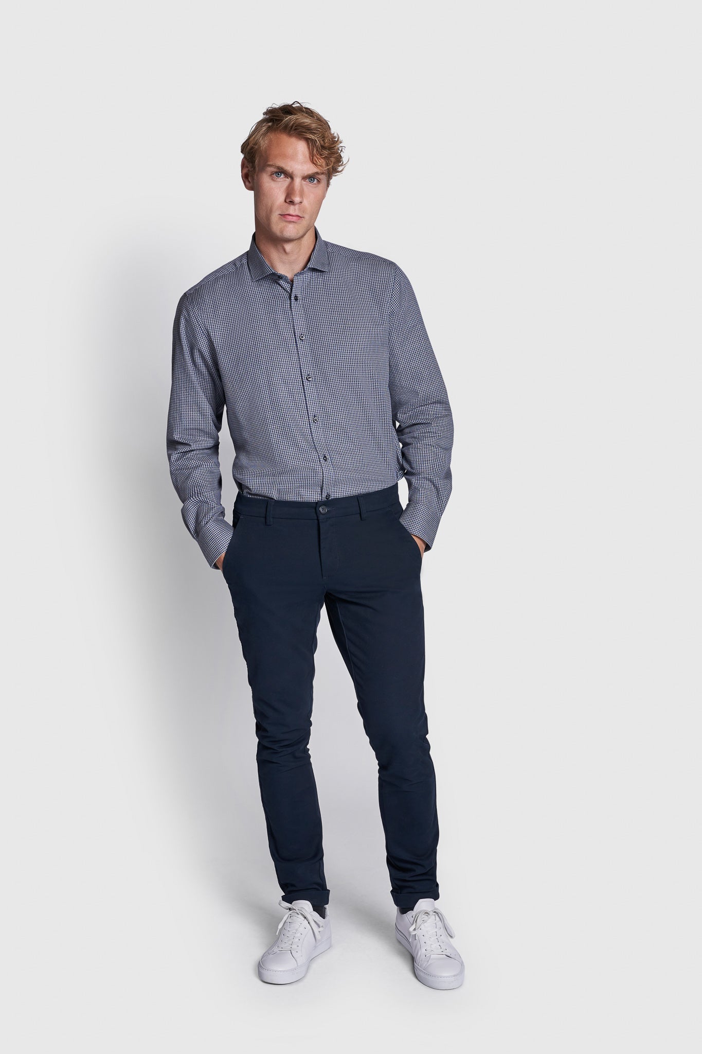 BS Oxblade Modern Fit Skjorta - Blå