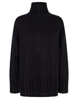 BS Antoinette Oversized Fit Stickat - Black