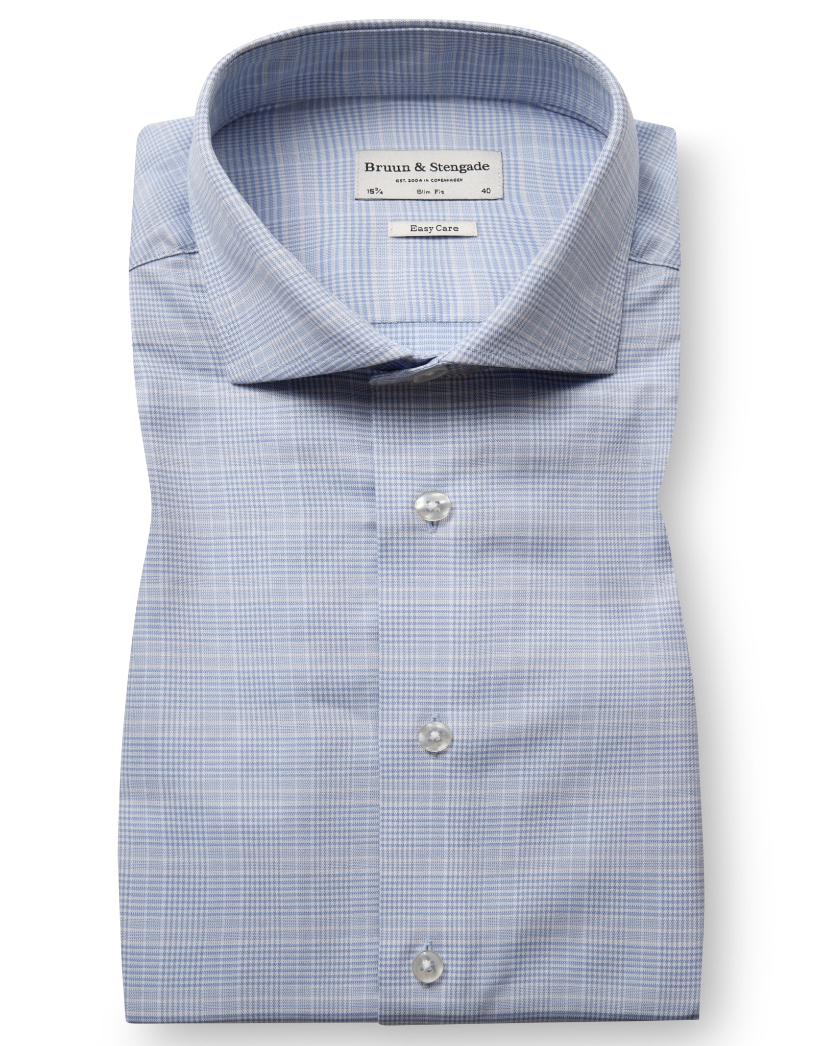 BS Delmar Slim Fit Skjorta - Blue