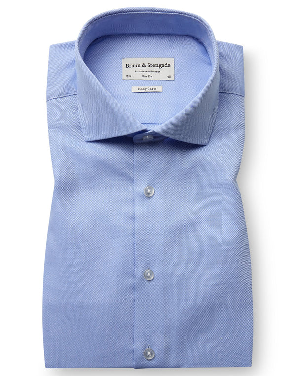 BS Zverev Slim Fit Skjorta - Light Blue