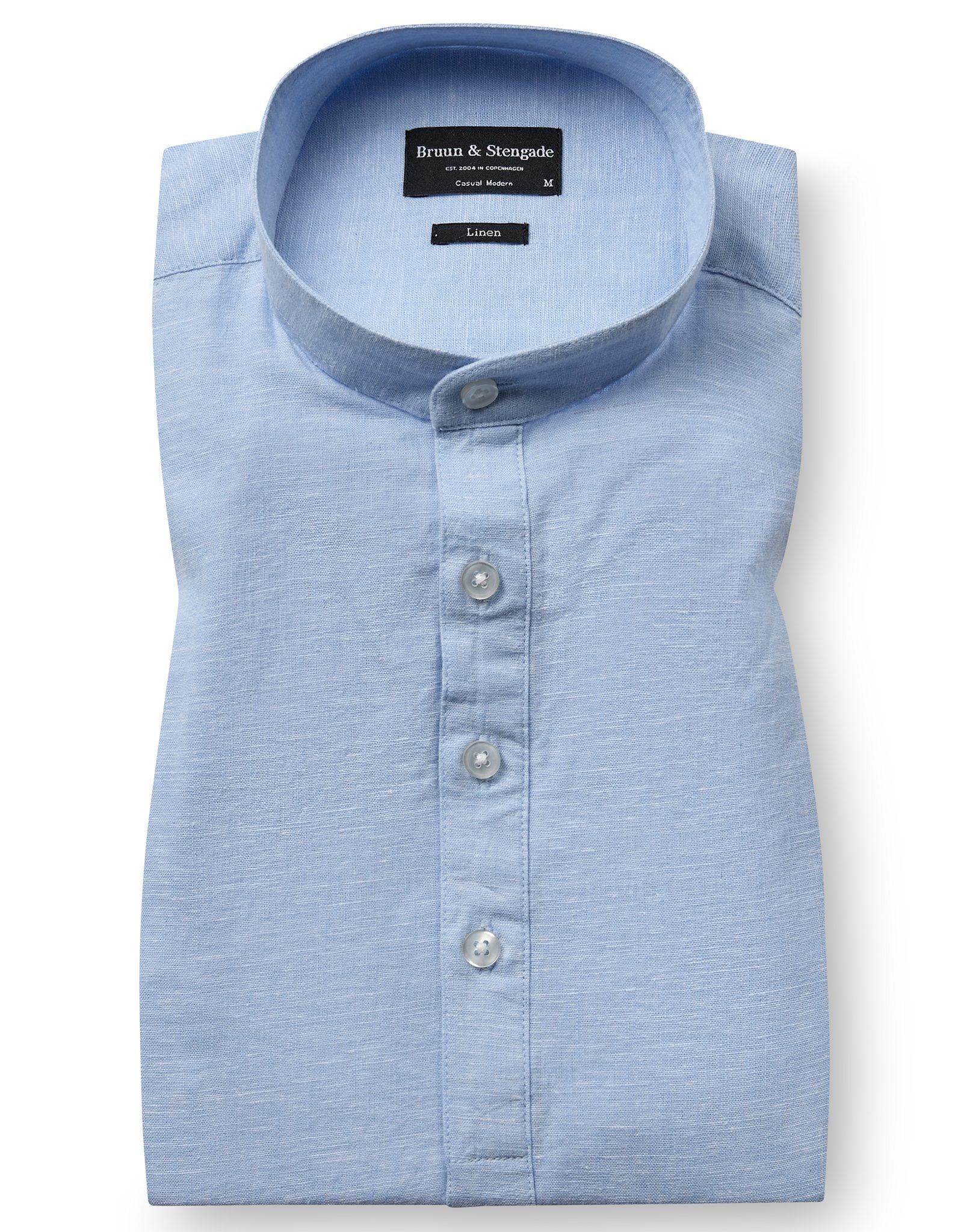BS Crawford Casual Modern Fit Skjorta - Light Blue