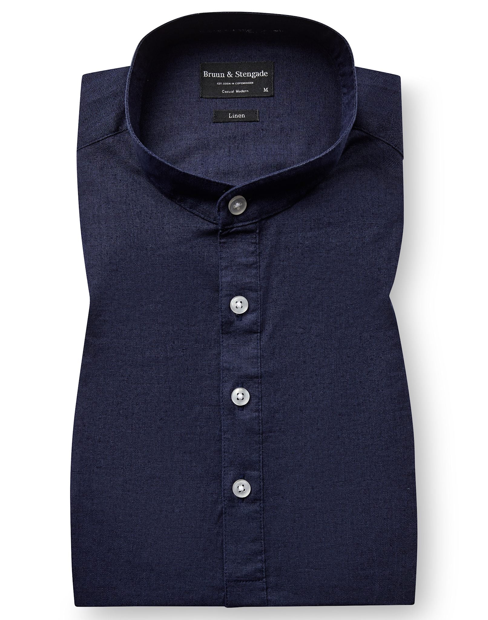 BS Crawford Casual Modern Fit Skjorta - Navy