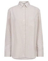 BS Aglaia Regular Fit Skjorta - Sand/White