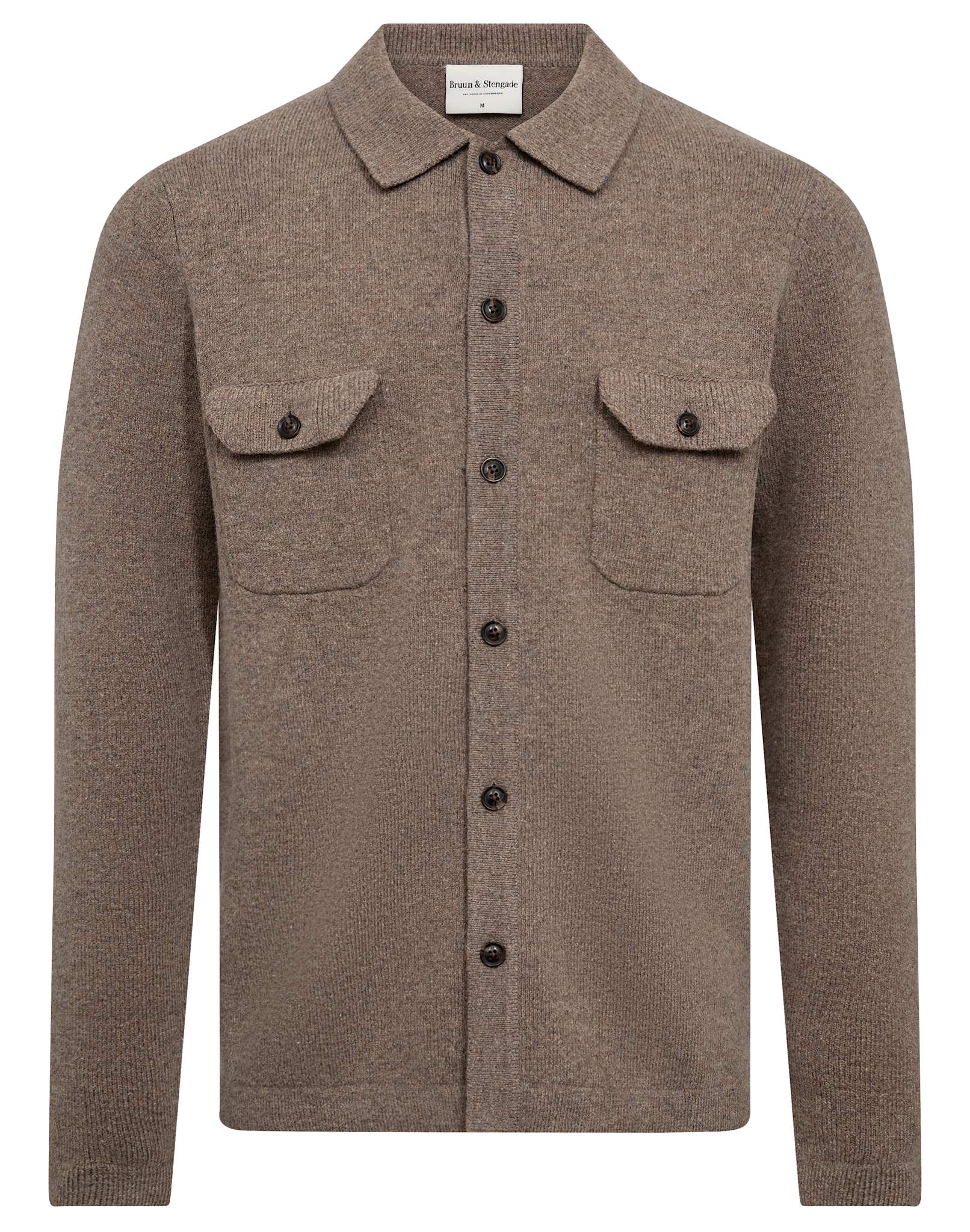 BS Nannak Regular Fit Stickat - Brown