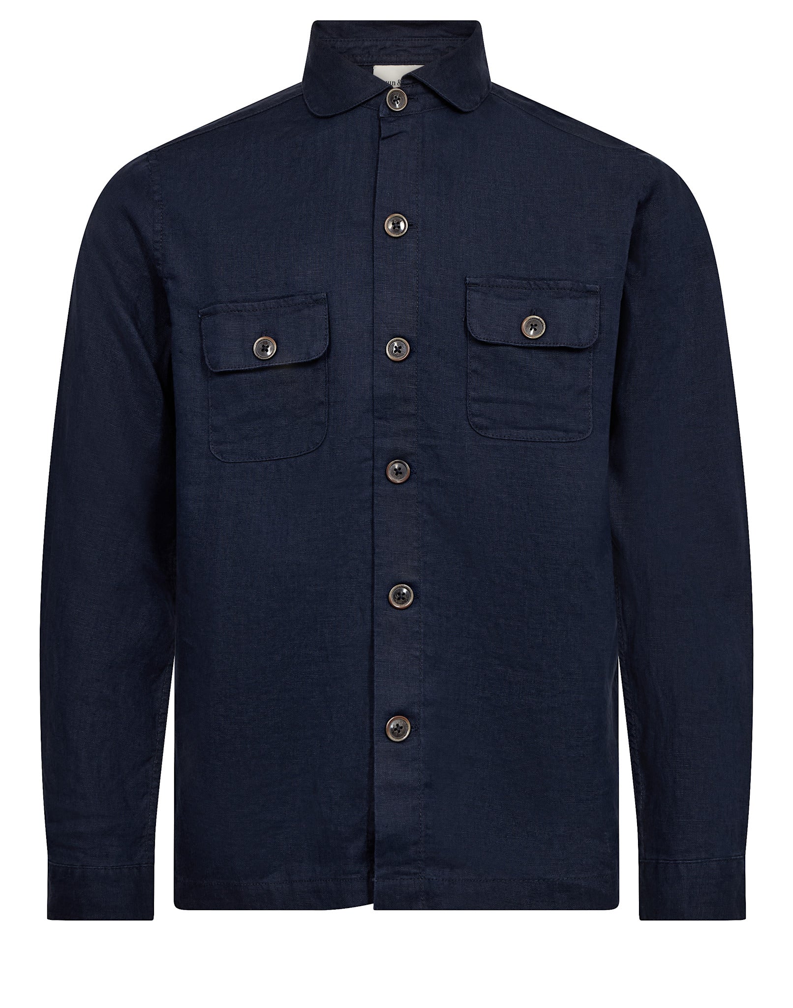 BS Davide Regular Fit OverSkjorta - Navy