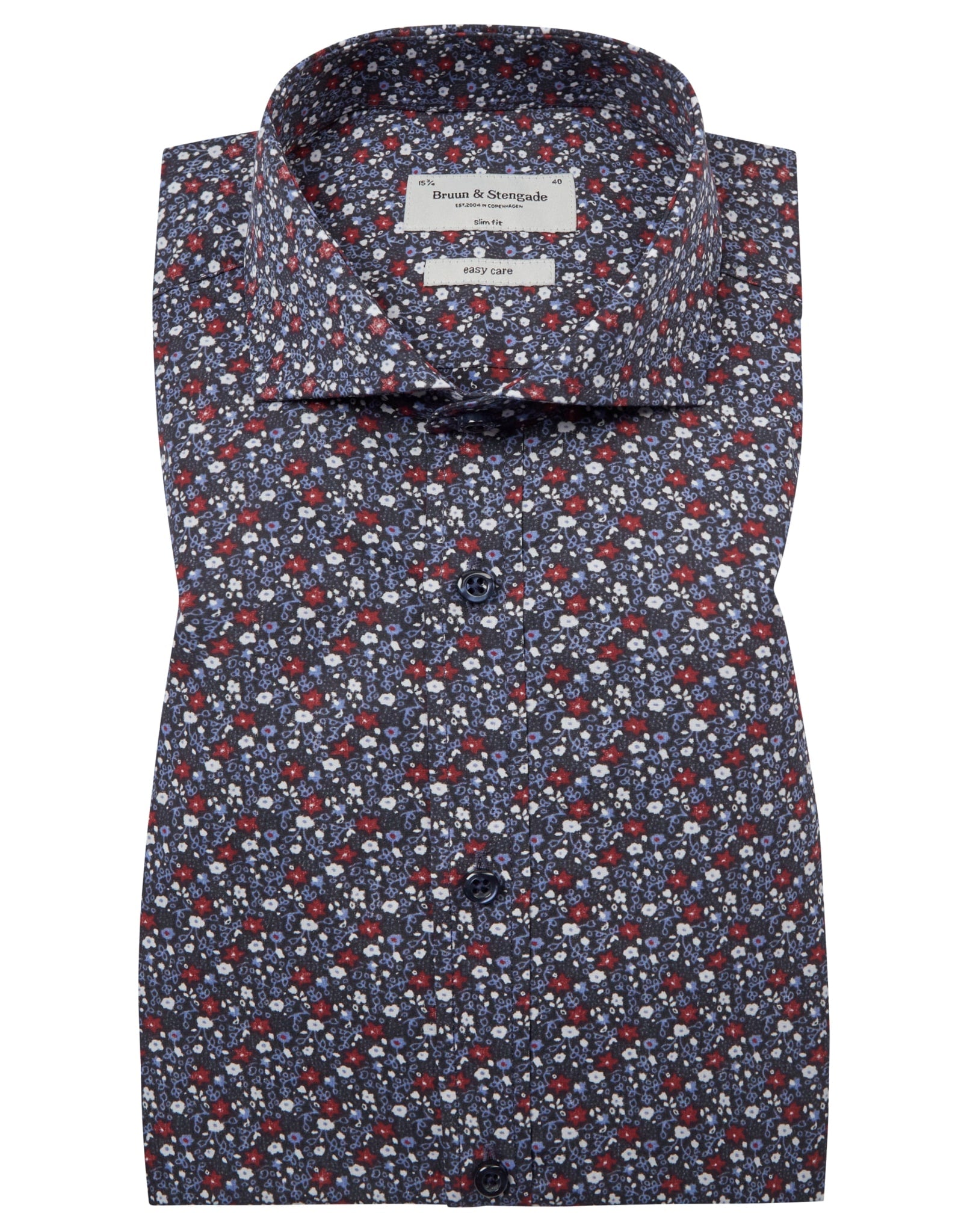BS Pablo Slim Fit Skjorta - Thunder