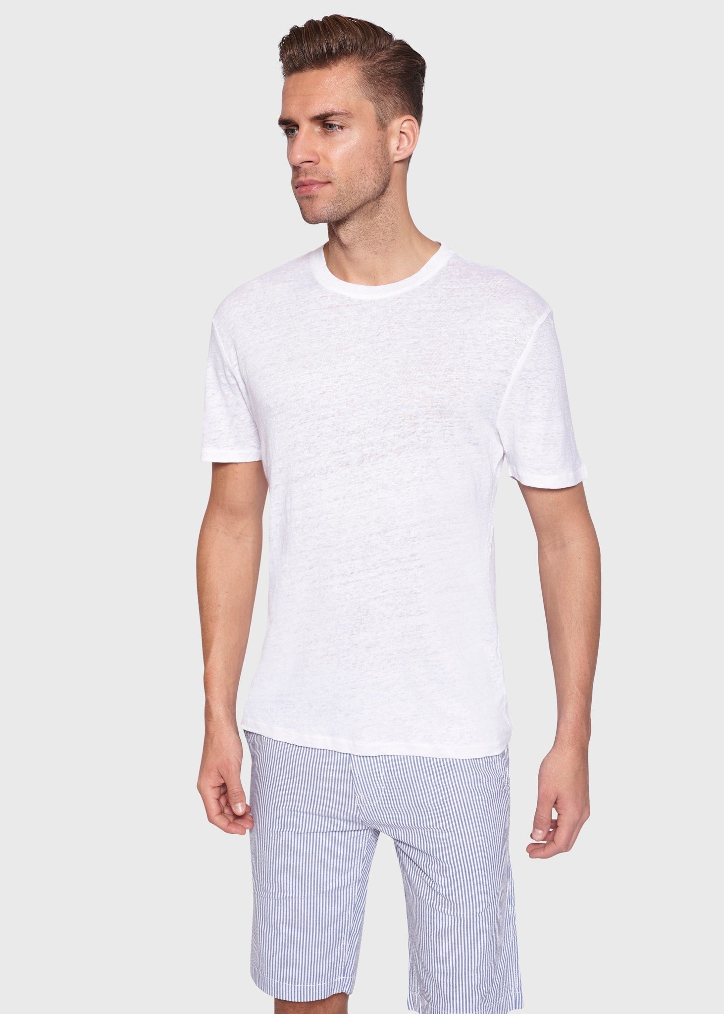 BS Palermo Regular Fit T-shirt - Vit