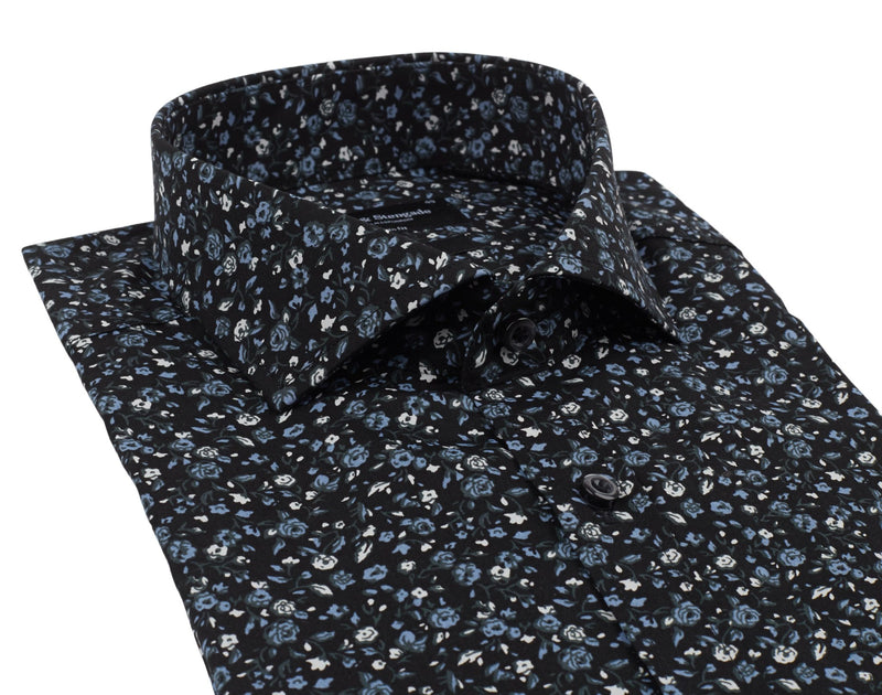 BS Pavard Modern Fit Skjorta - Black