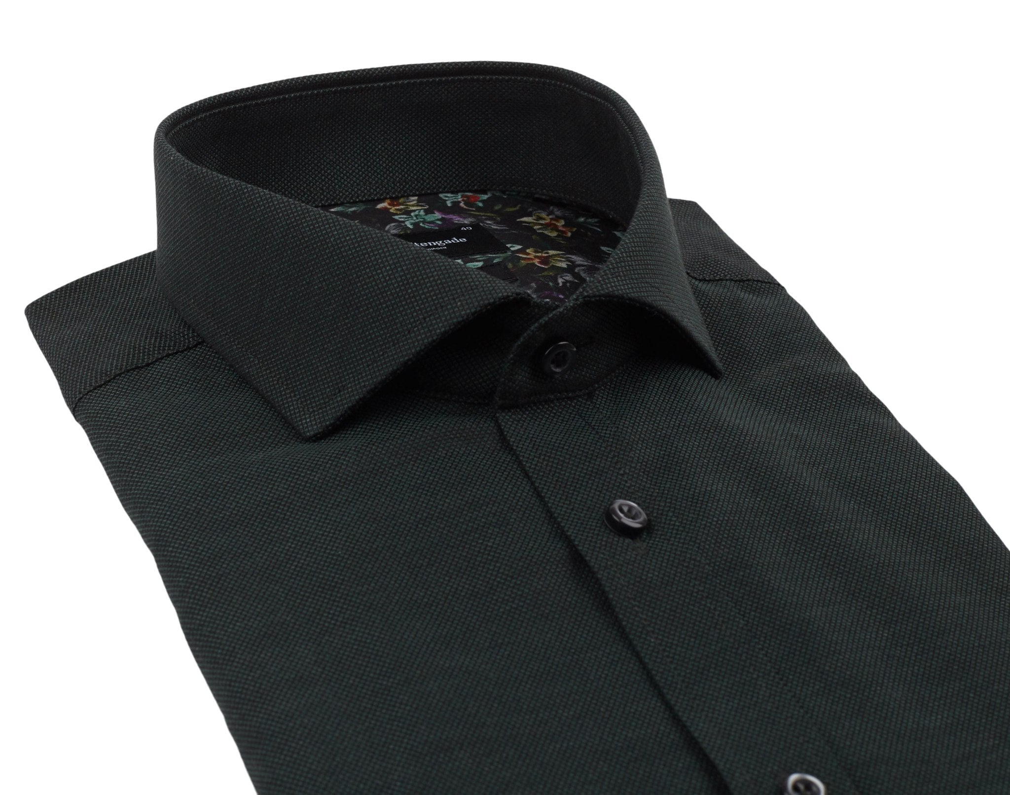 BS Pepe Modern Fit Skjorta - Dark Green