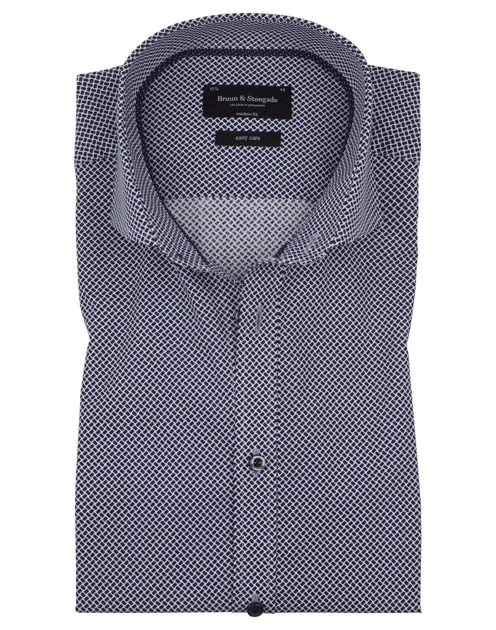 BS Pijk Modern Fit Skjorta - Navy