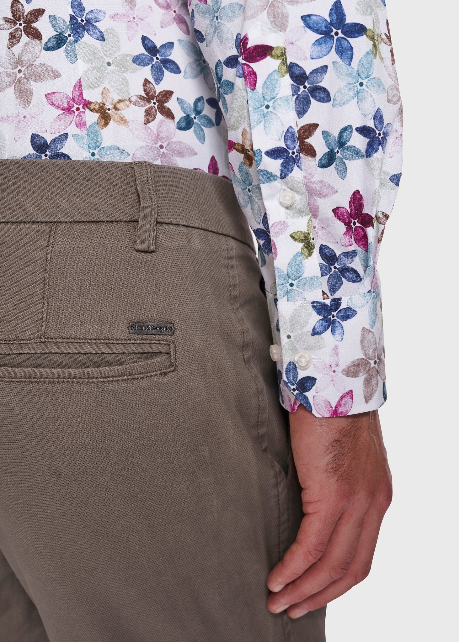 BS Porter Slim Fit Skjorta - White
