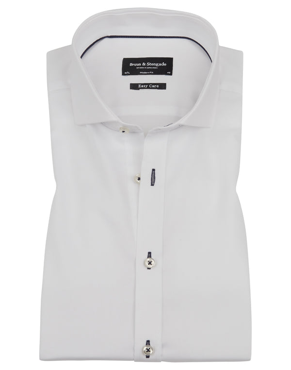 BS Pung modern fit Skjorta - White