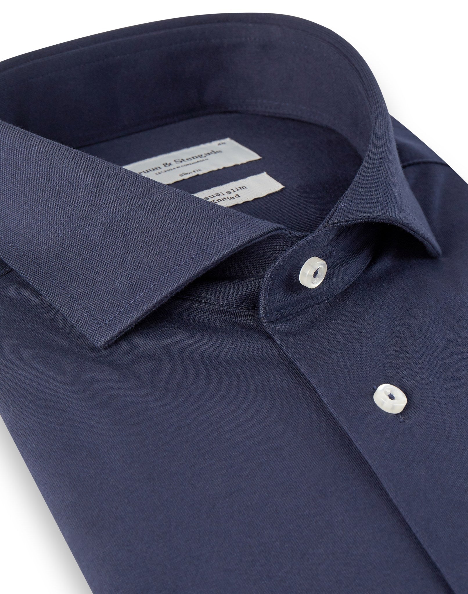 BS Etna Slim Fit Skjorta - Marinblå