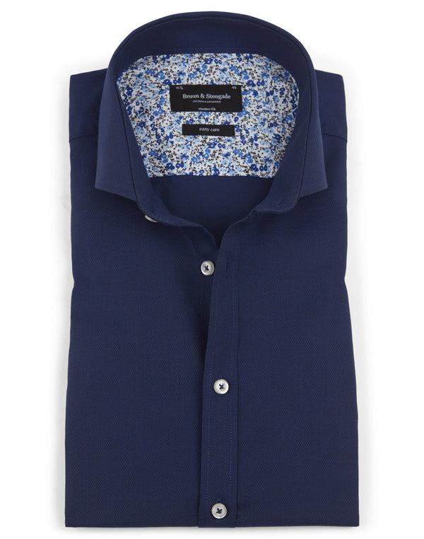 BS McKenna Modern Fit Shirt - Navy