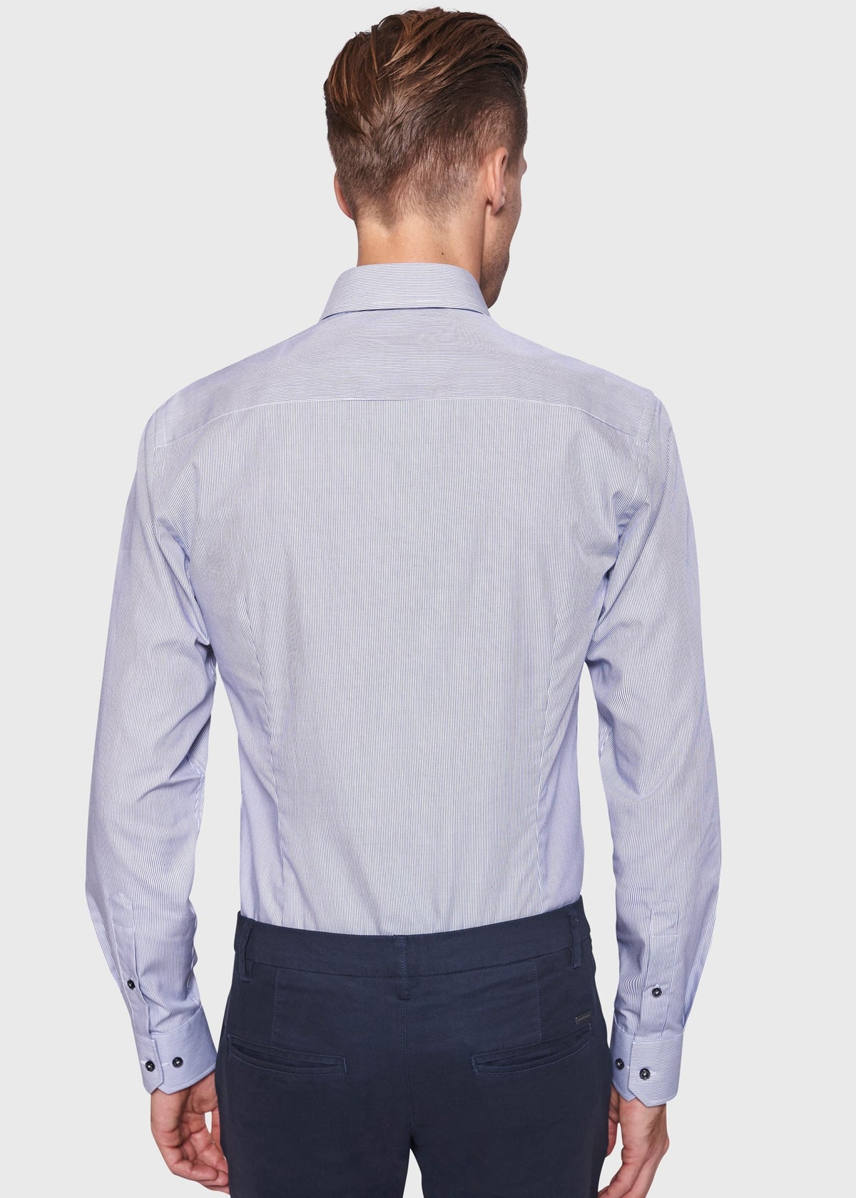 BS Ridley Slim Fit Skjorta Blue - Blue