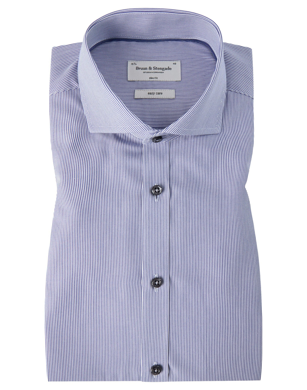 BS Ridley Slim Fit Skjorta Blue - Blue