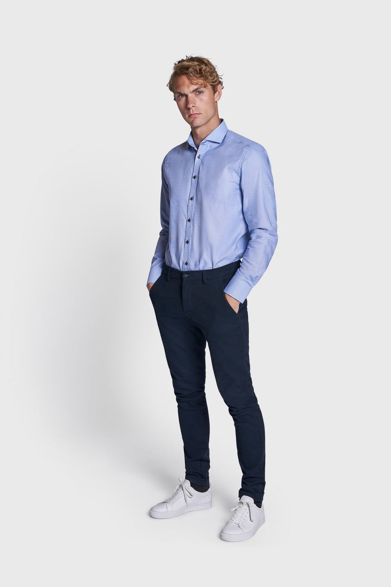 BS Robertsen Modern Fit Skjorta - Blue