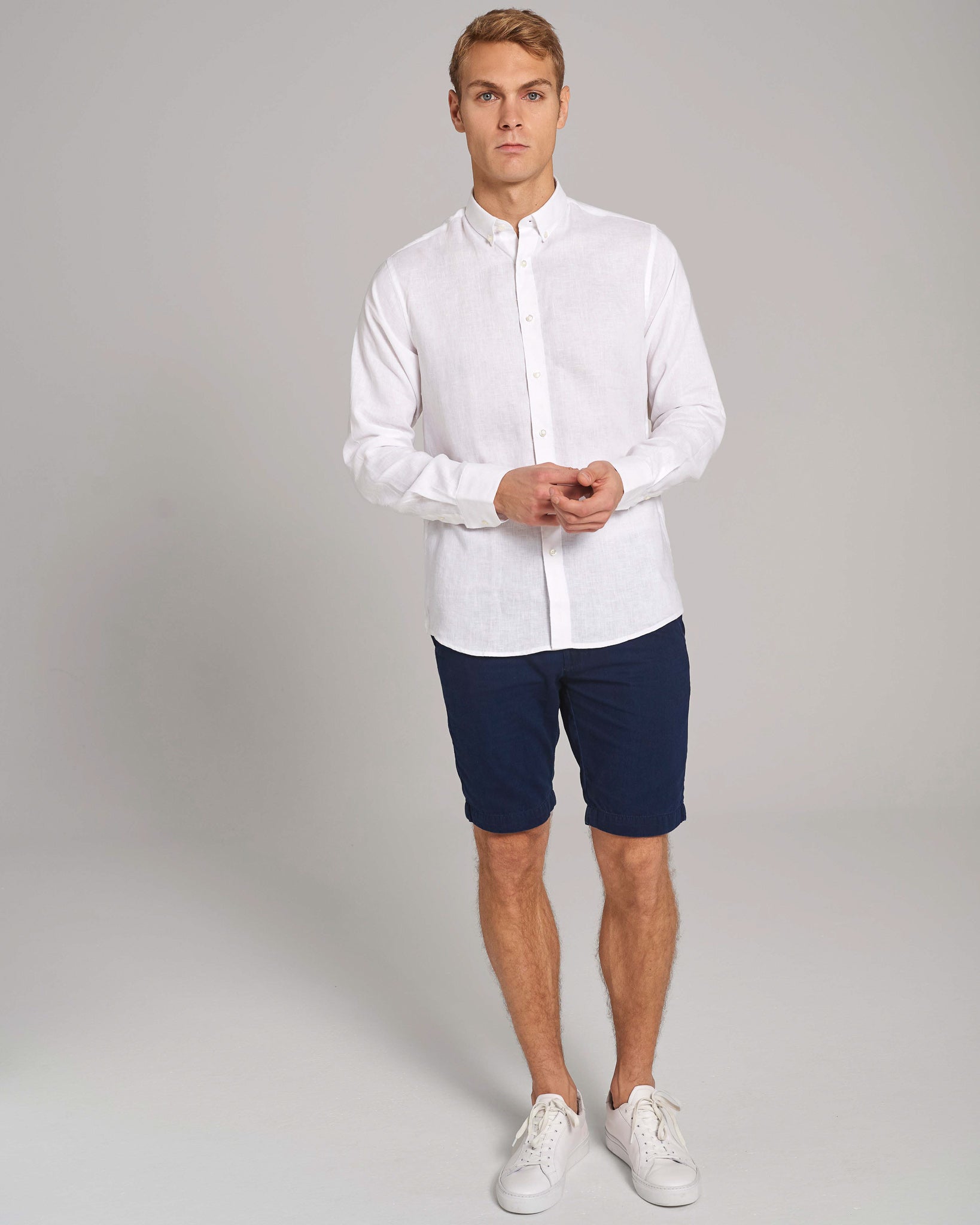 BS Carlos Casual Modern Fit Skjorta - White